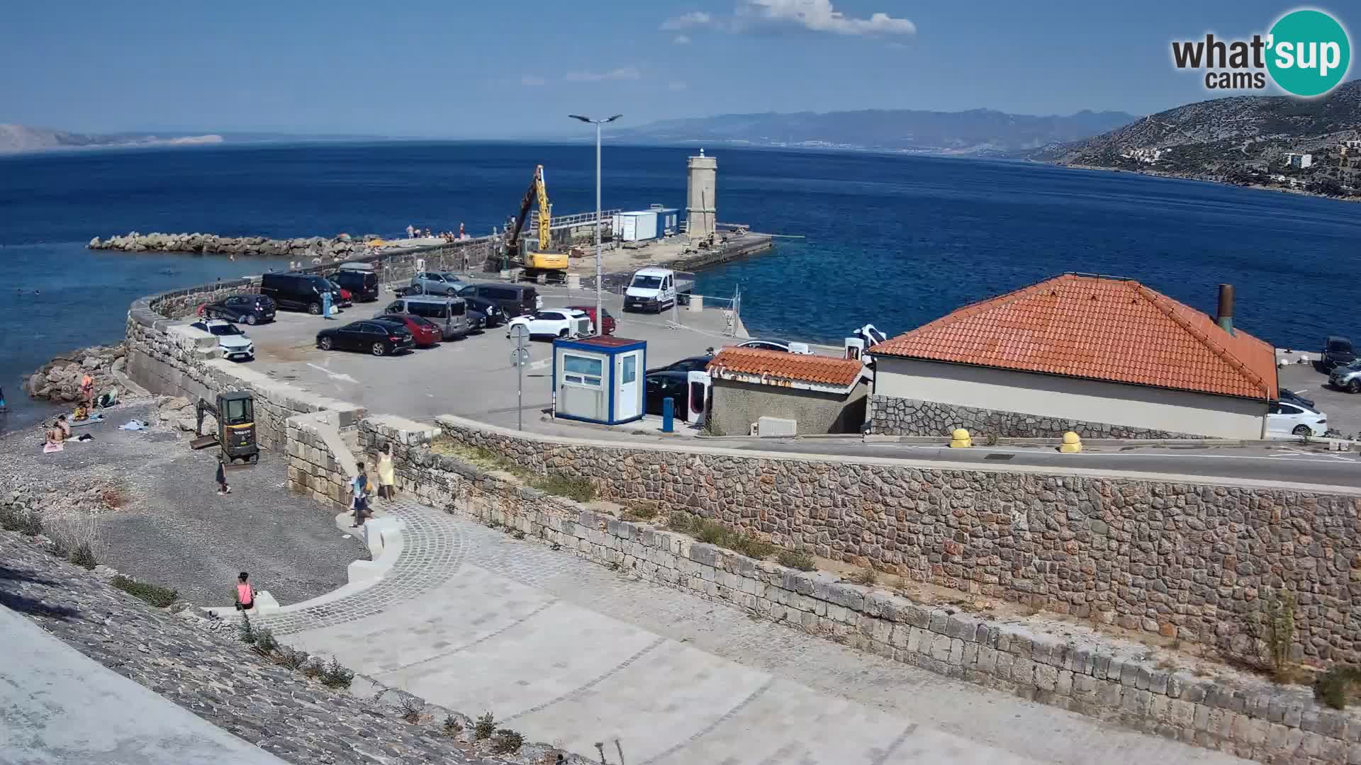 Senj Harbour Webcam – Breakwater & Lighthouse Live View