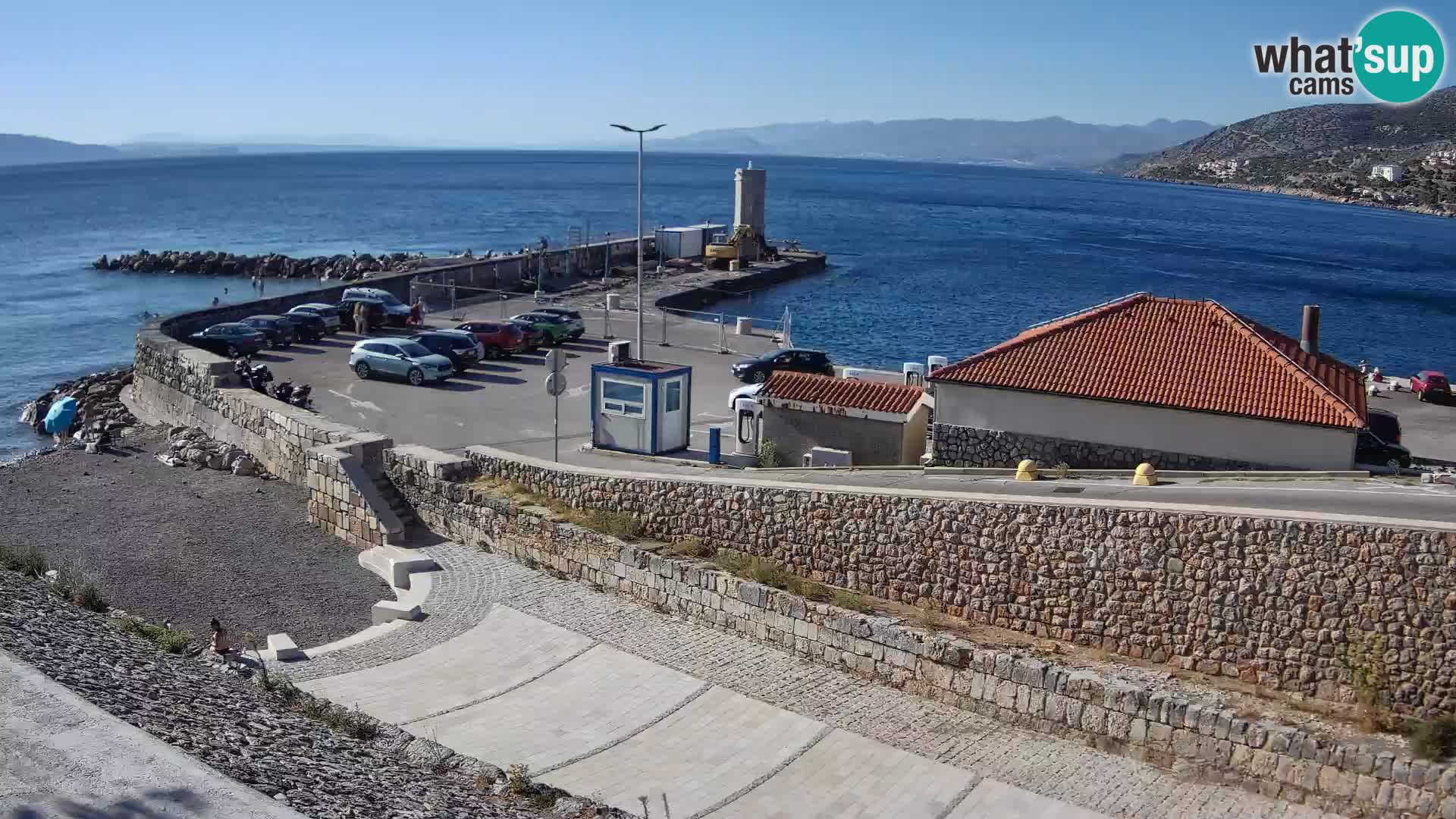 Senj Harbour Webcam – Breakwater & Lighthouse Live View