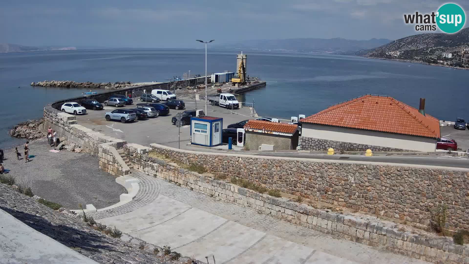 Webcam puerto de Senj – Rompeolas y faro en directo