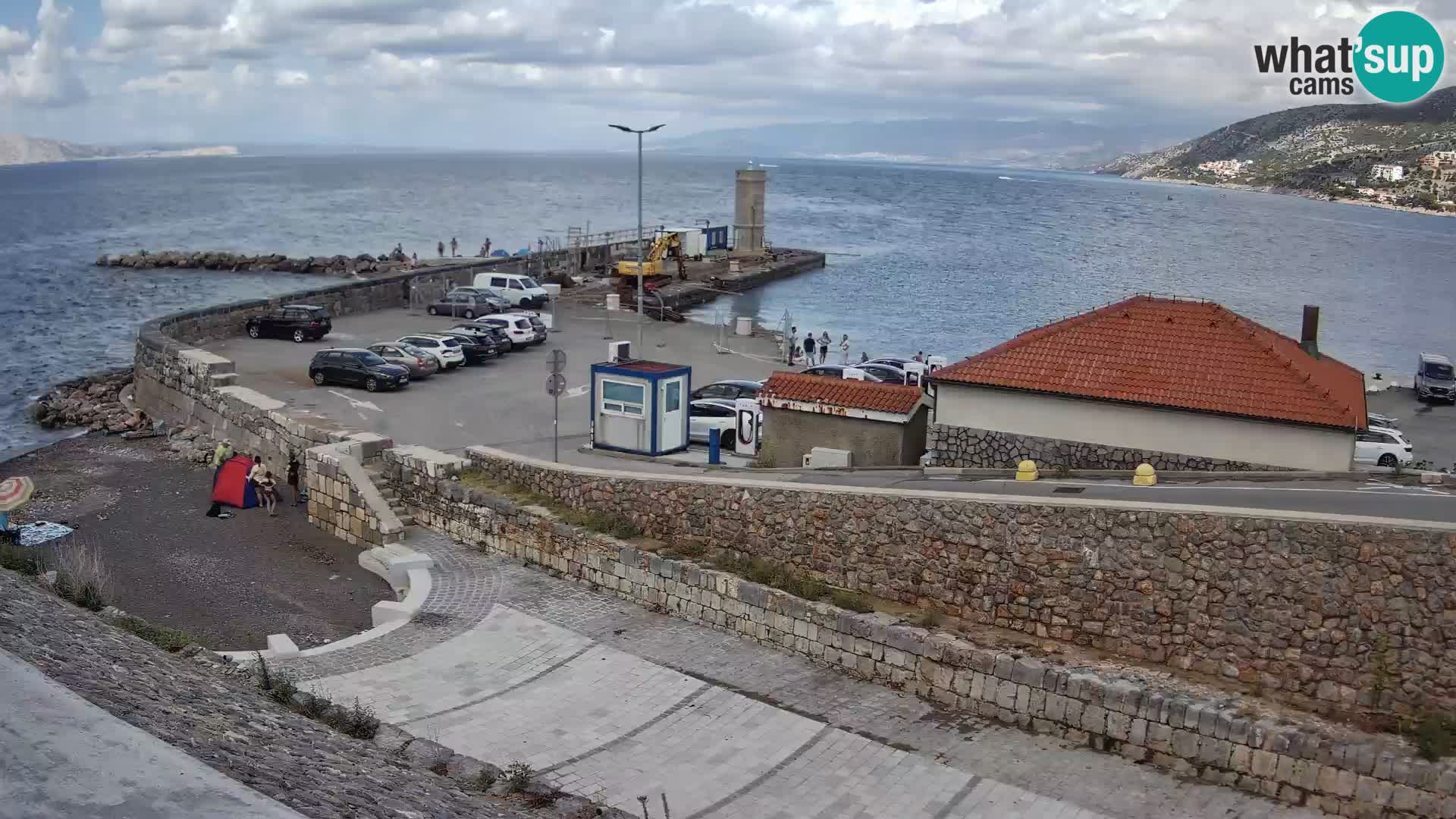 Webcam Porto di Segna – Frangiflutti e Faro in diretta