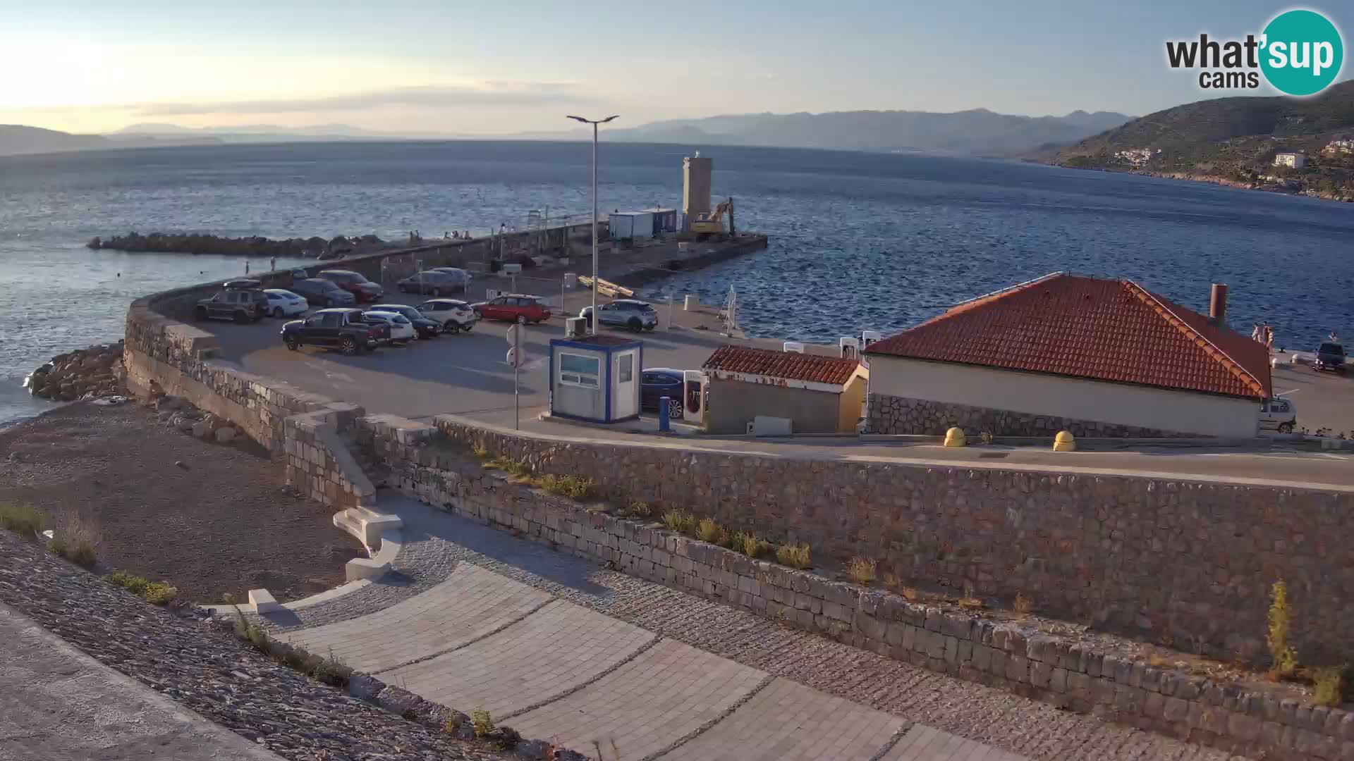 Senj Harbour Webcam – Breakwater & Lighthouse Live View