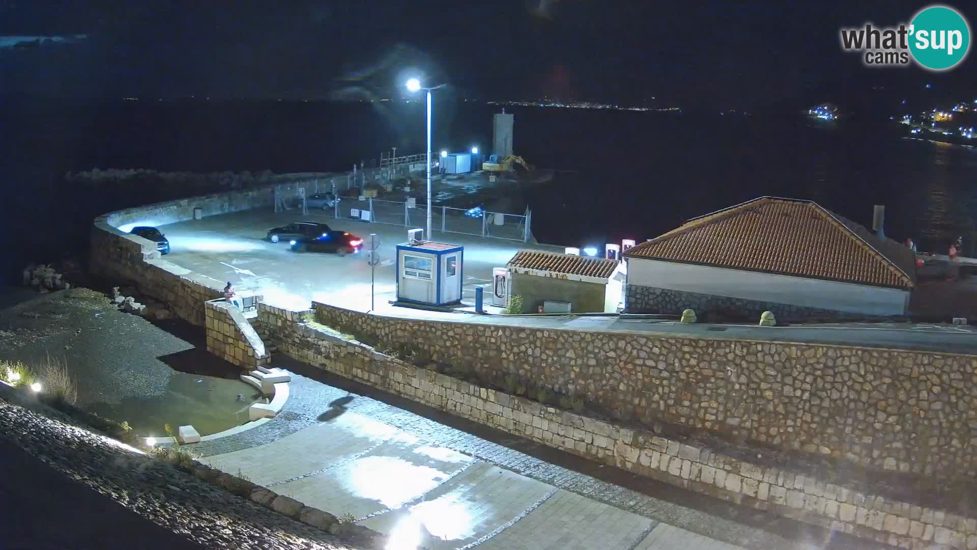 Senj Harbour Webcam – Breakwater & Lighthouse Live View