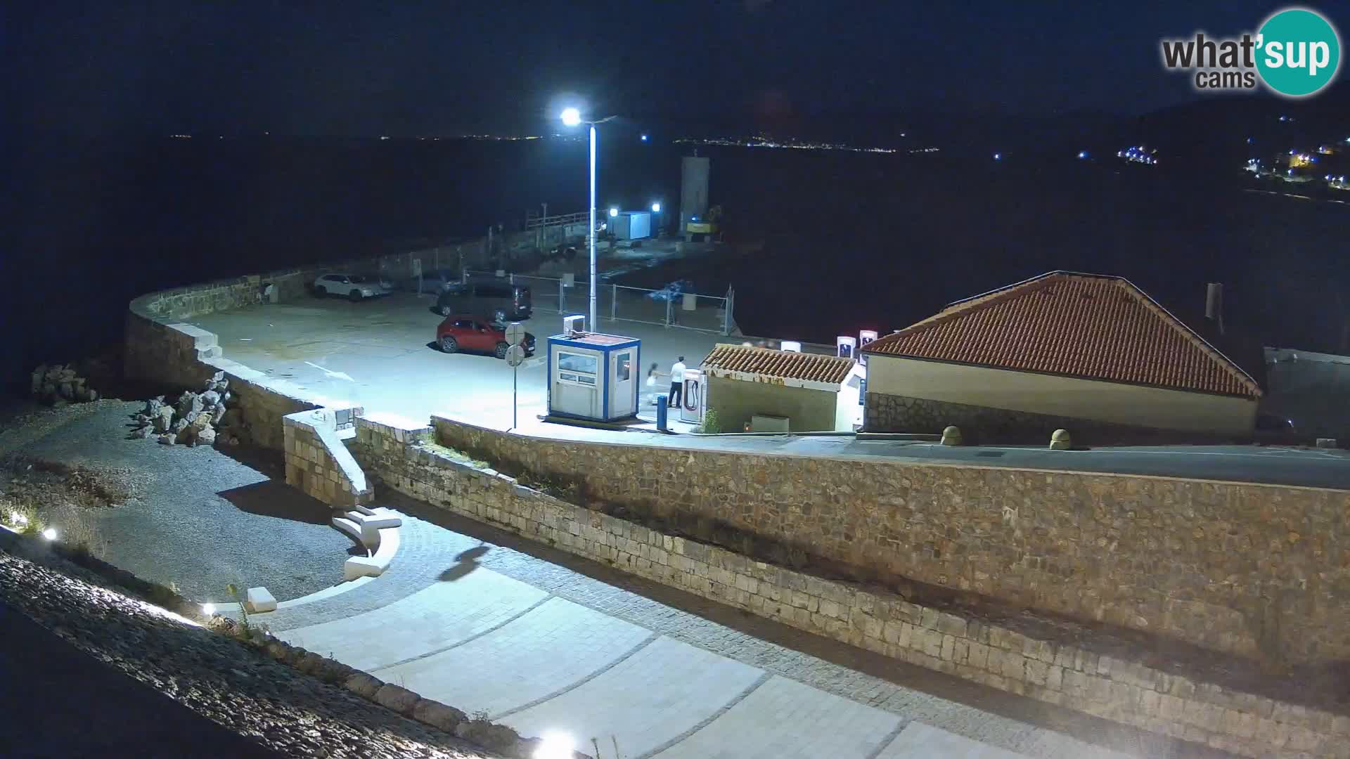 Senj Hafen Webcam – Wellenbrecher & Leuchtturm Liveblick