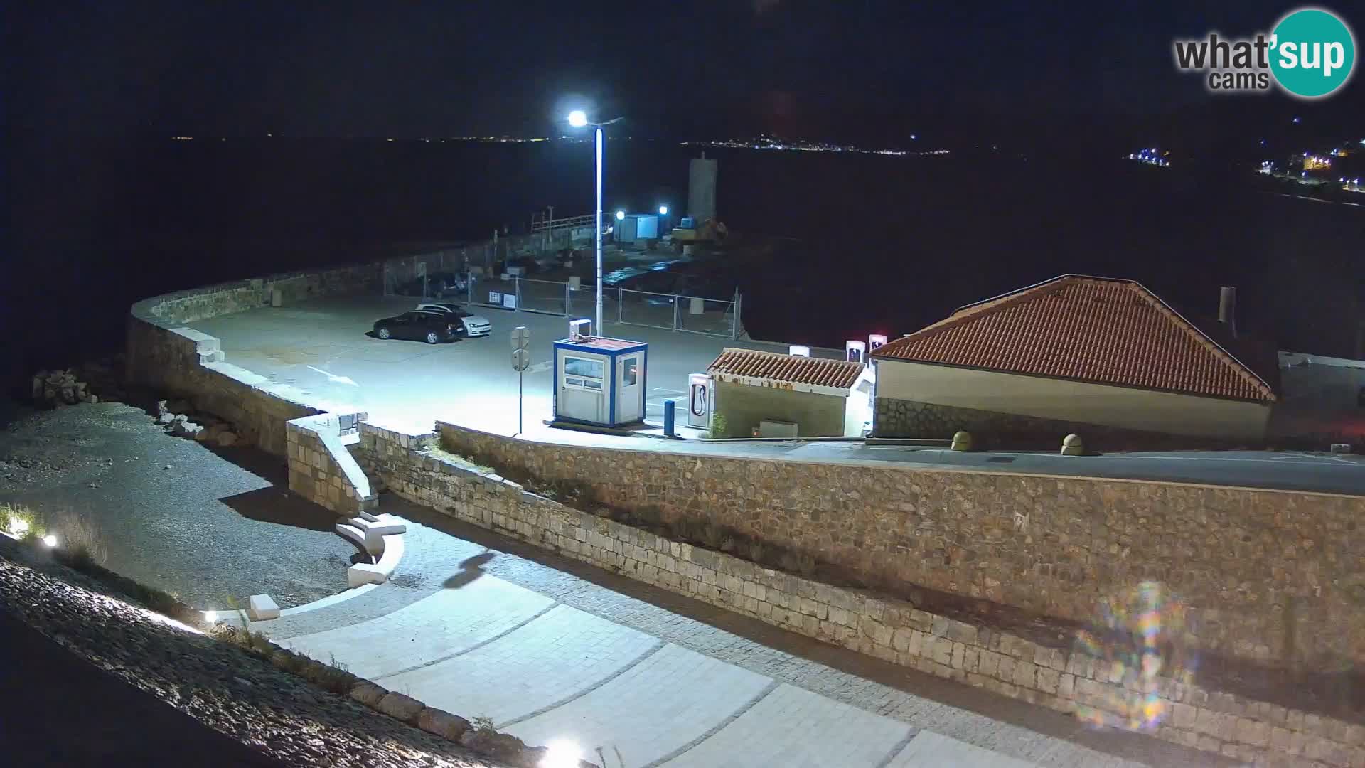 Senj Harbour Webcam – Breakwater & Lighthouse Live View