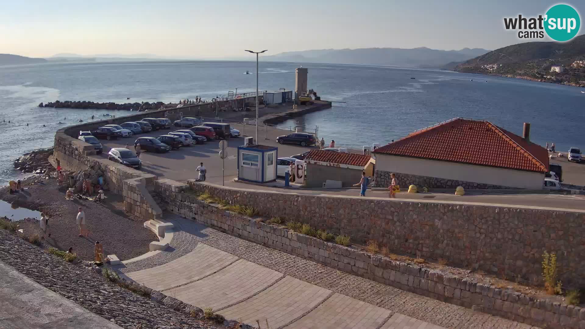 Senj Harbour Webcam – Breakwater & Lighthouse Live View