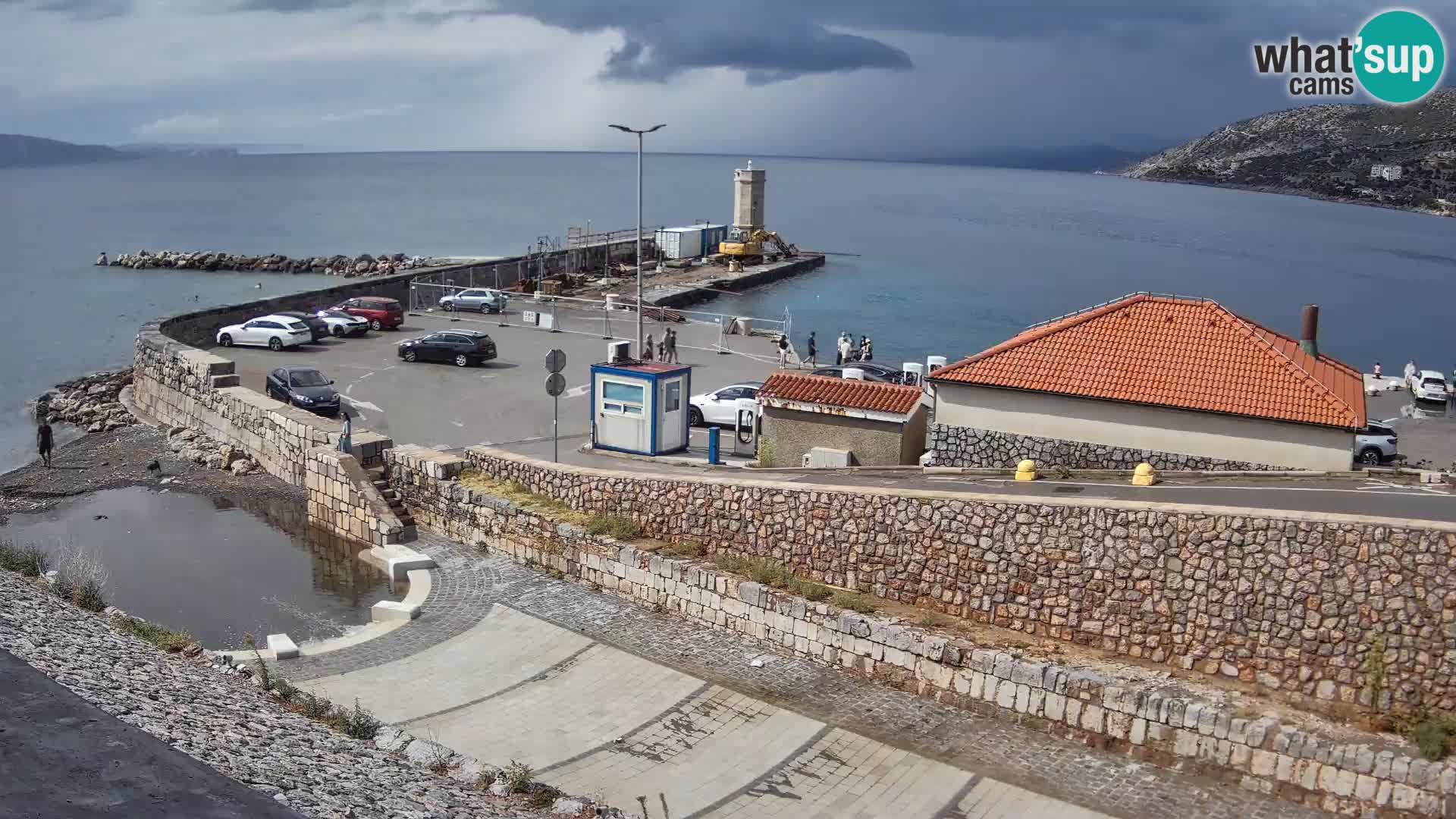 Senj Harbour Webcam – Breakwater & Lighthouse Live View