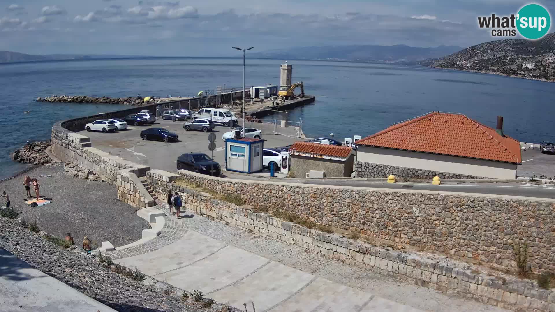Webcam Porto di Segna – Frangiflutti e Faro in diretta