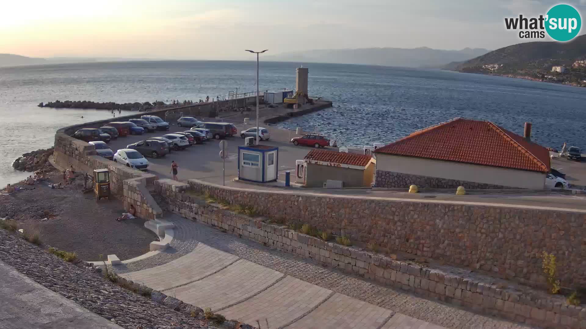 Senj Harbour Webcam – Breakwater & Lighthouse Live View