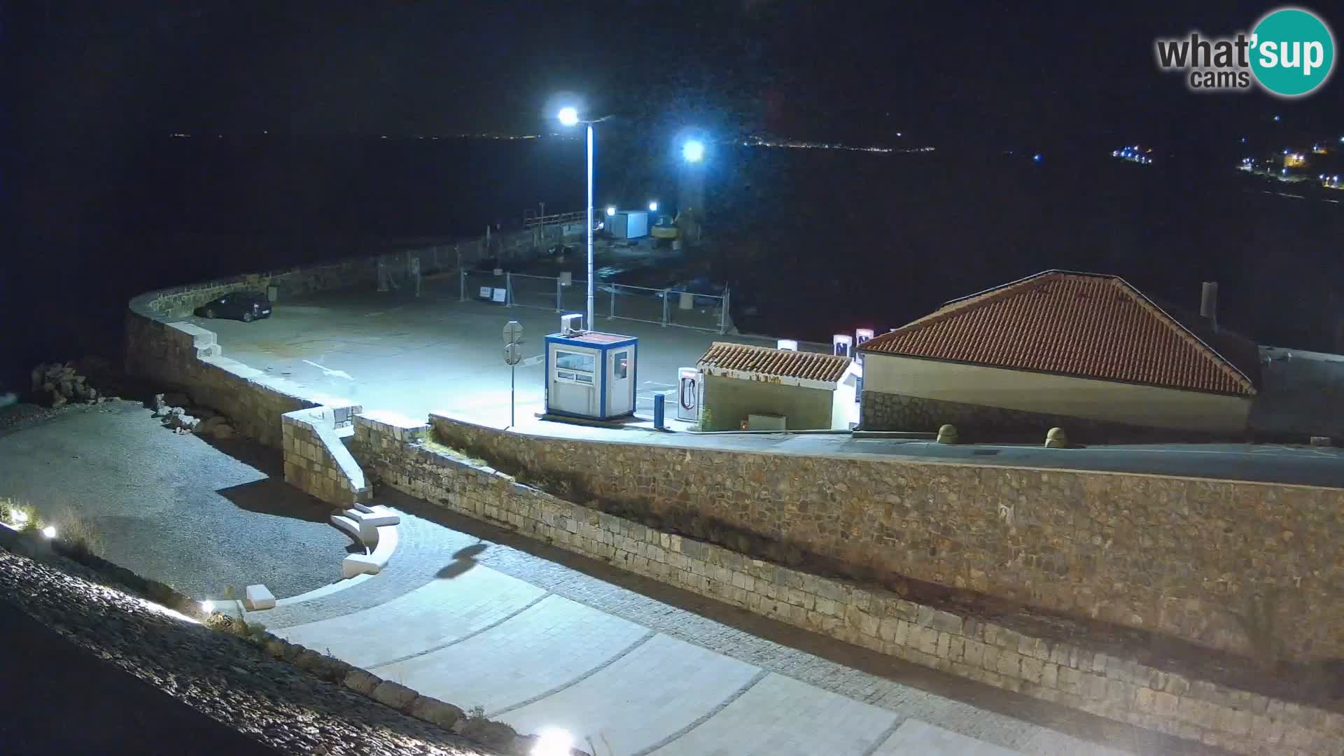 Webcam puerto de Senj – Rompeolas y faro en directo