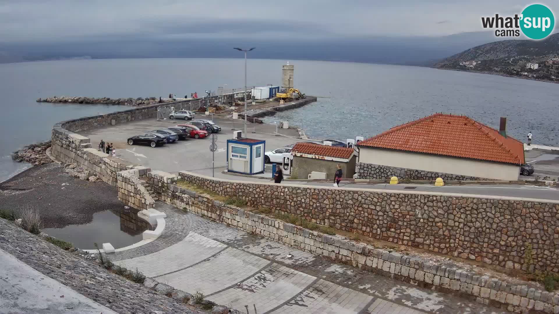 Web kamera Senj luka – Lukobran i svjetionik uživo