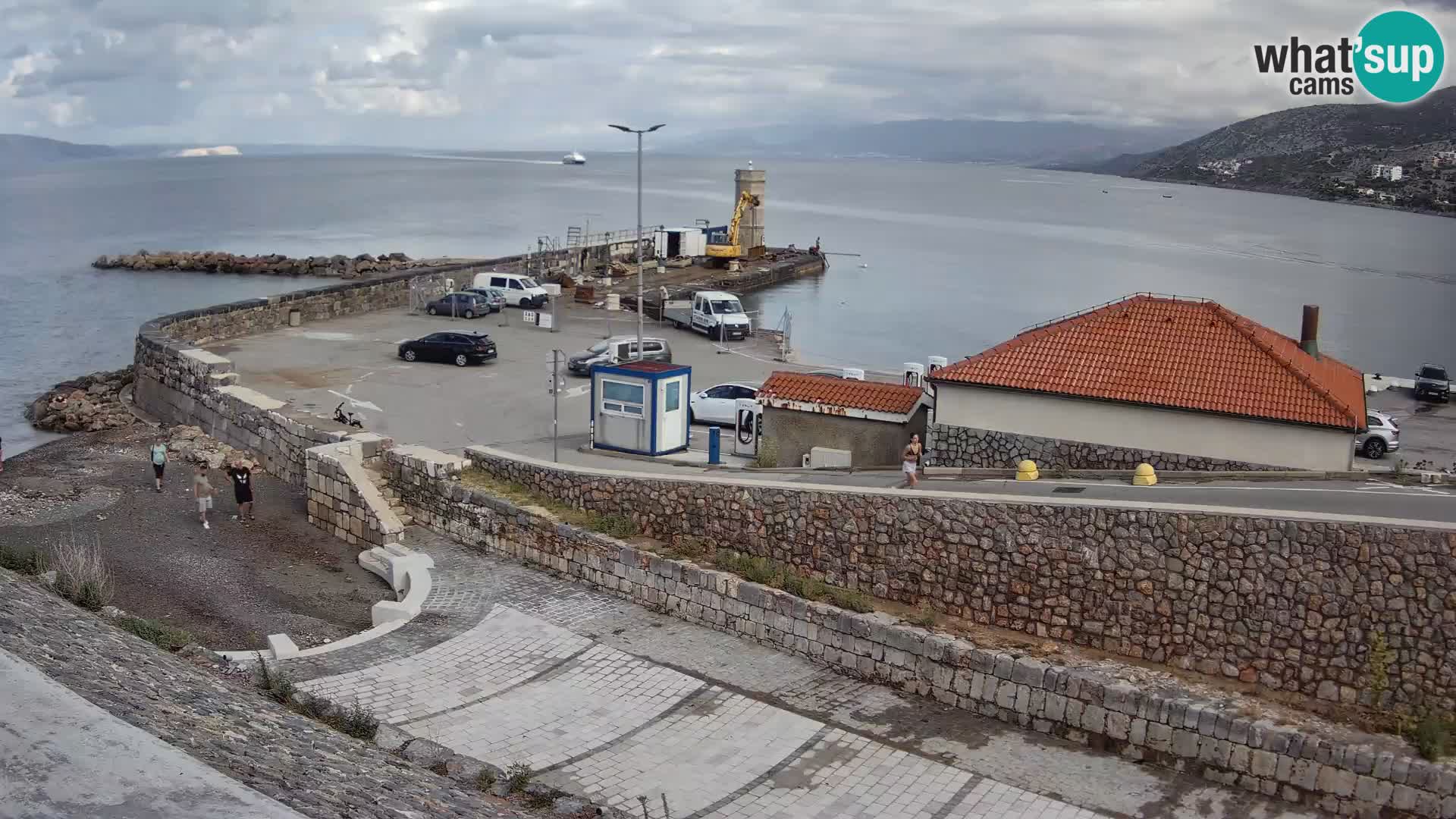 Webcam puerto de Senj – Rompeolas y faro en directo