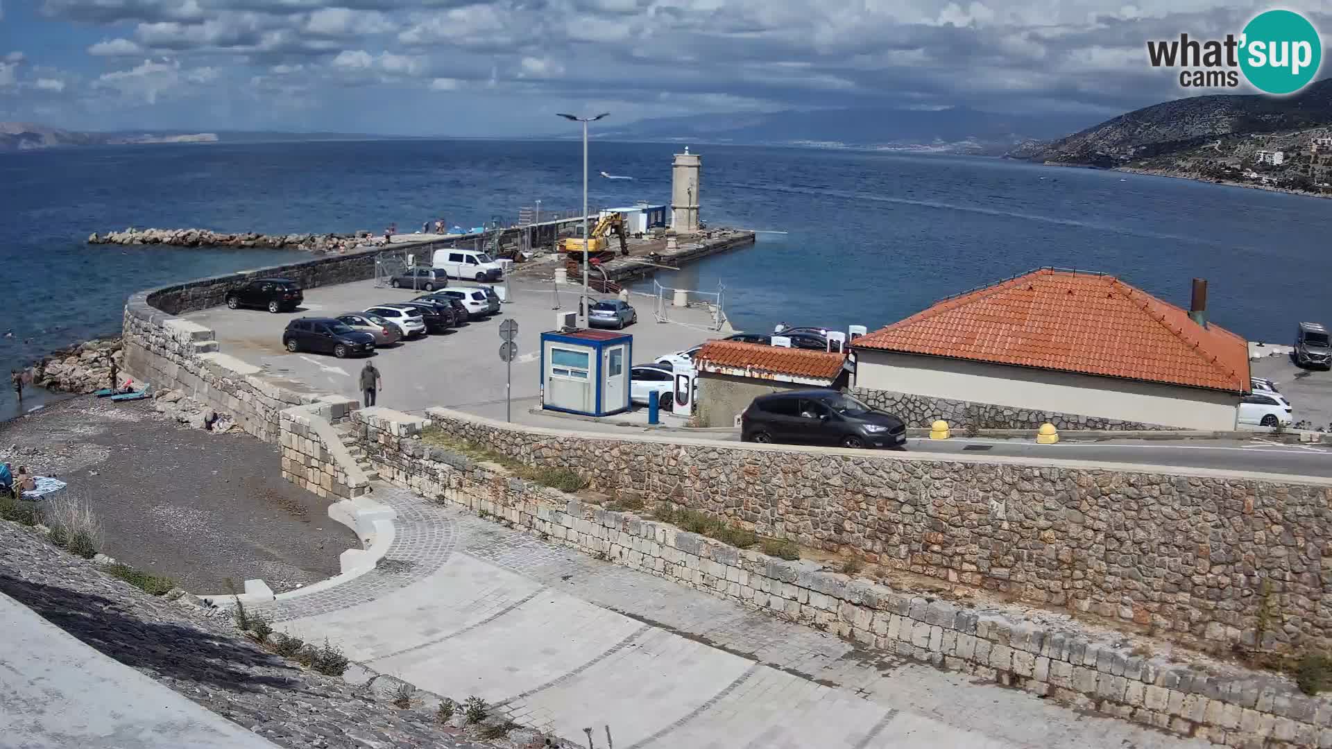 Senj Harbour Webcam – Breakwater & Lighthouse Live View