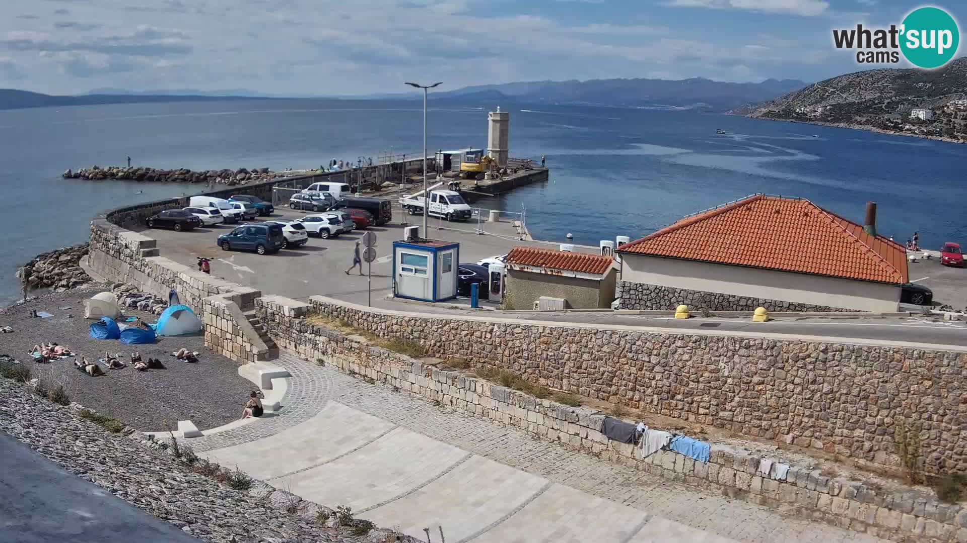 Webcam Porto di Segna – Frangiflutti e Faro in diretta