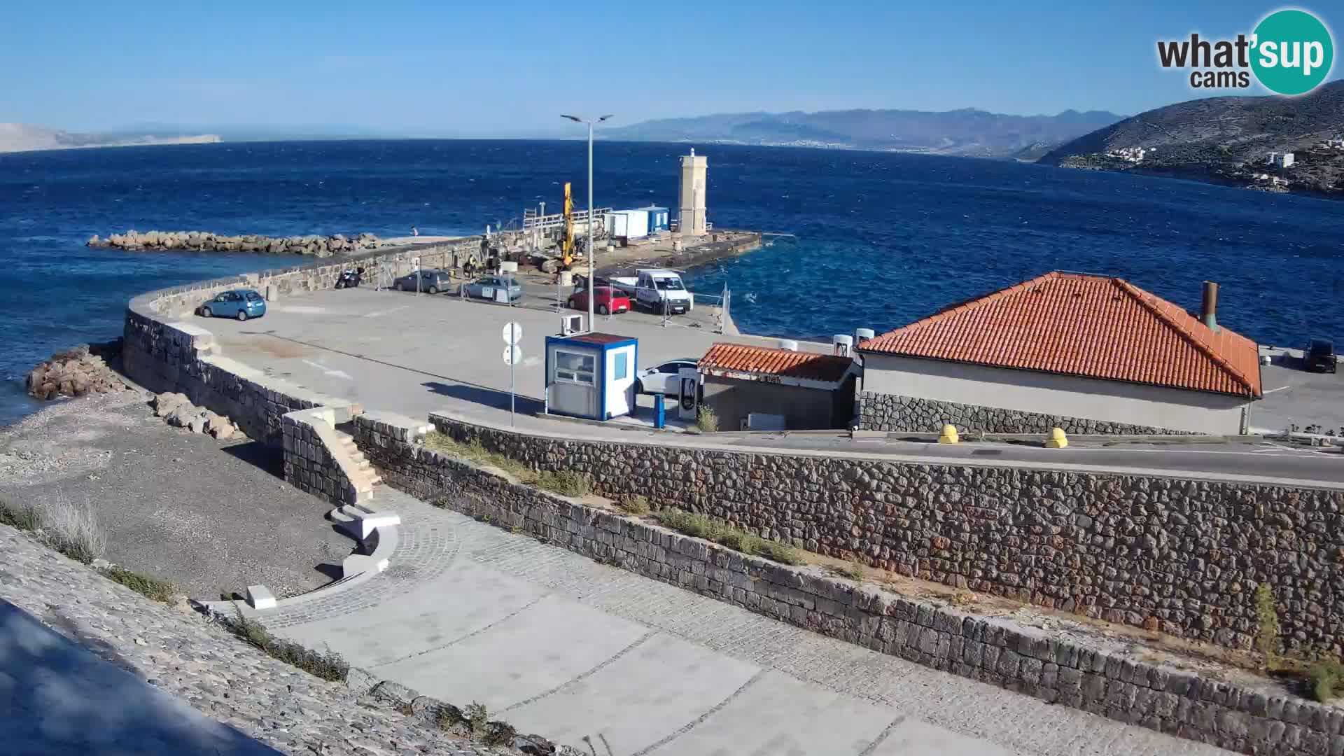 Senj Harbour Webcam – Breakwater & Lighthouse Live View