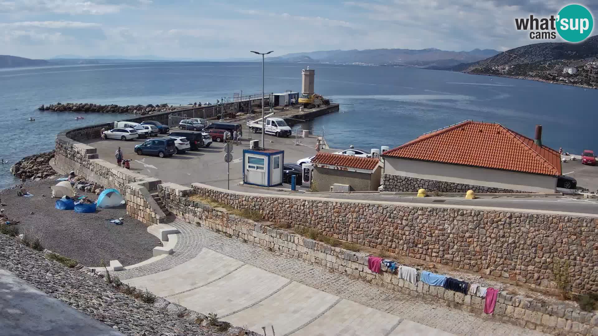 Senj Harbour Webcam – Breakwater & Lighthouse Live View