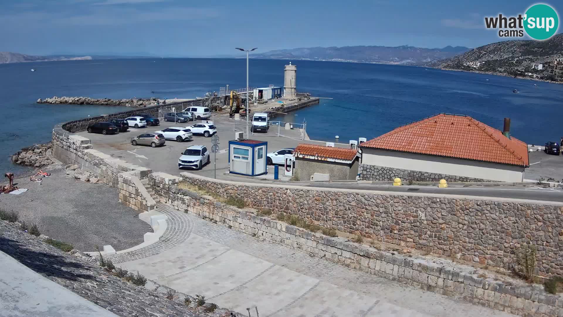 Senj Harbour Webcam – Breakwater & Lighthouse Live View
