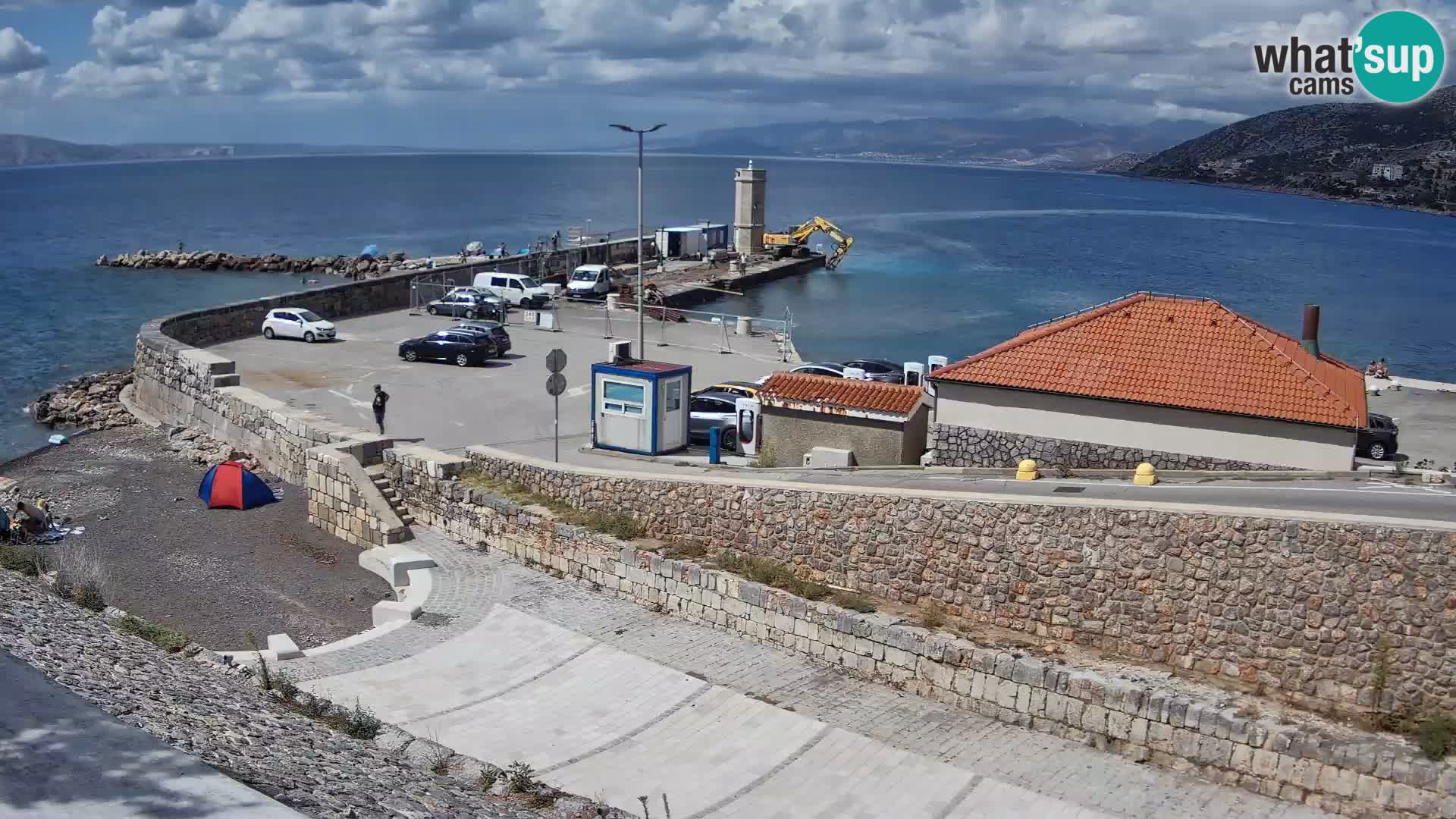 Senj Harbour Webcam – Breakwater & Lighthouse Live View