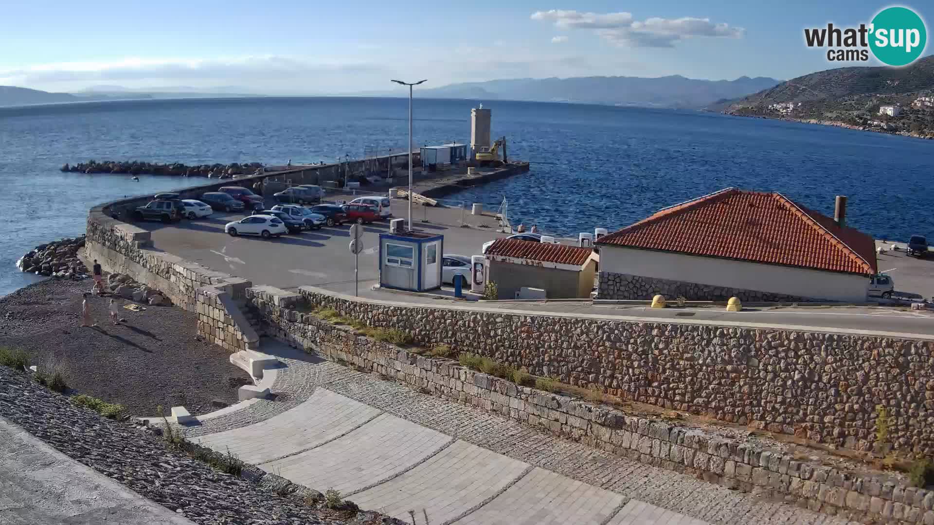 Webcam Porto di Segna – Frangiflutti e Faro in diretta