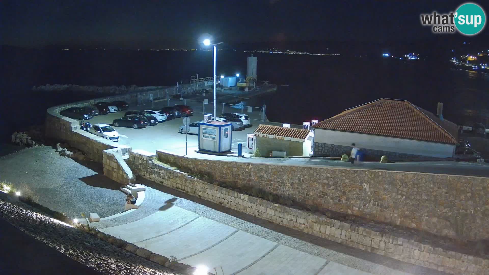 Webcam puerto de Senj – Rompeolas y faro en directo