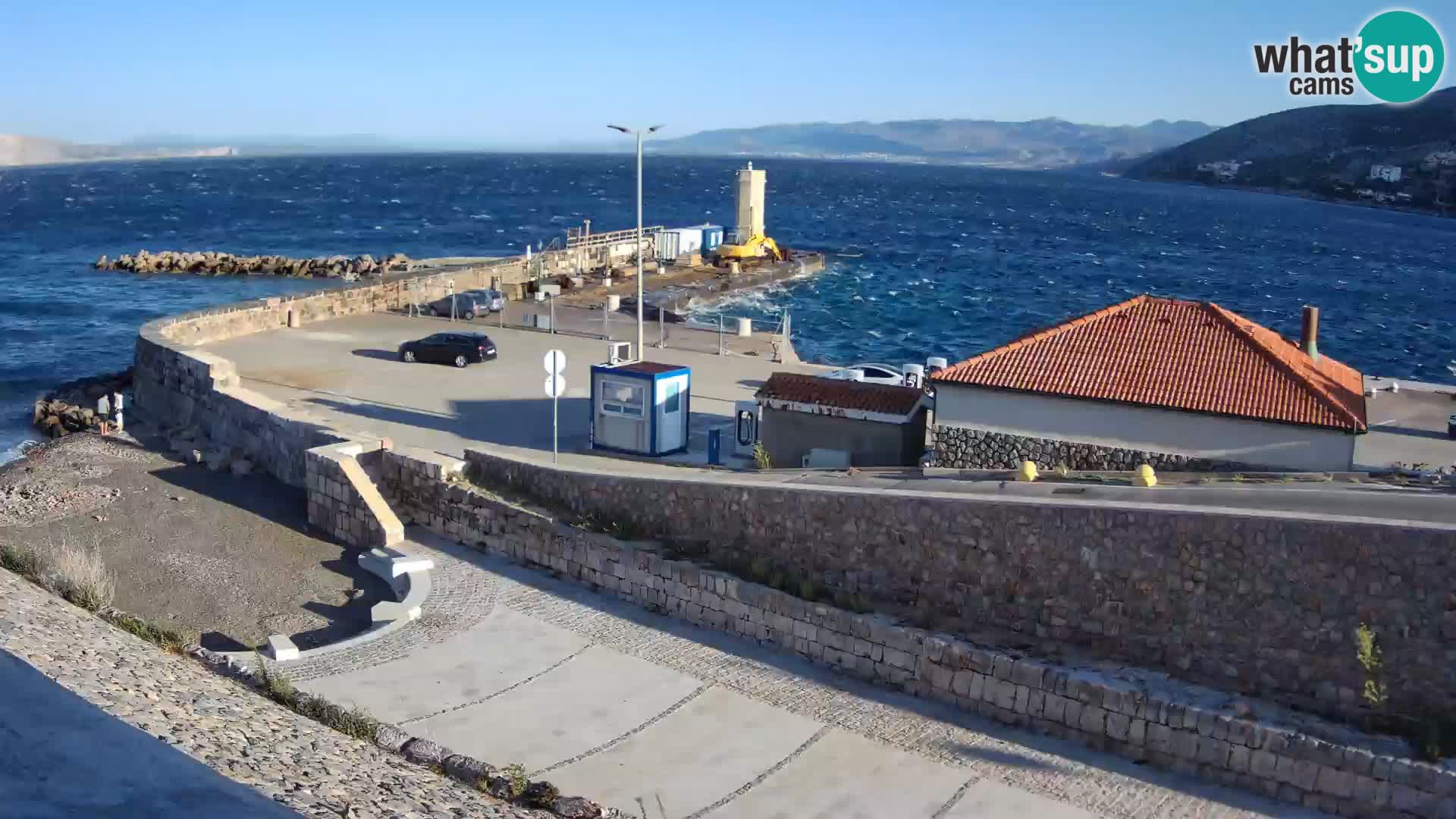 Senj Harbour Webcam – Breakwater & Lighthouse Live View