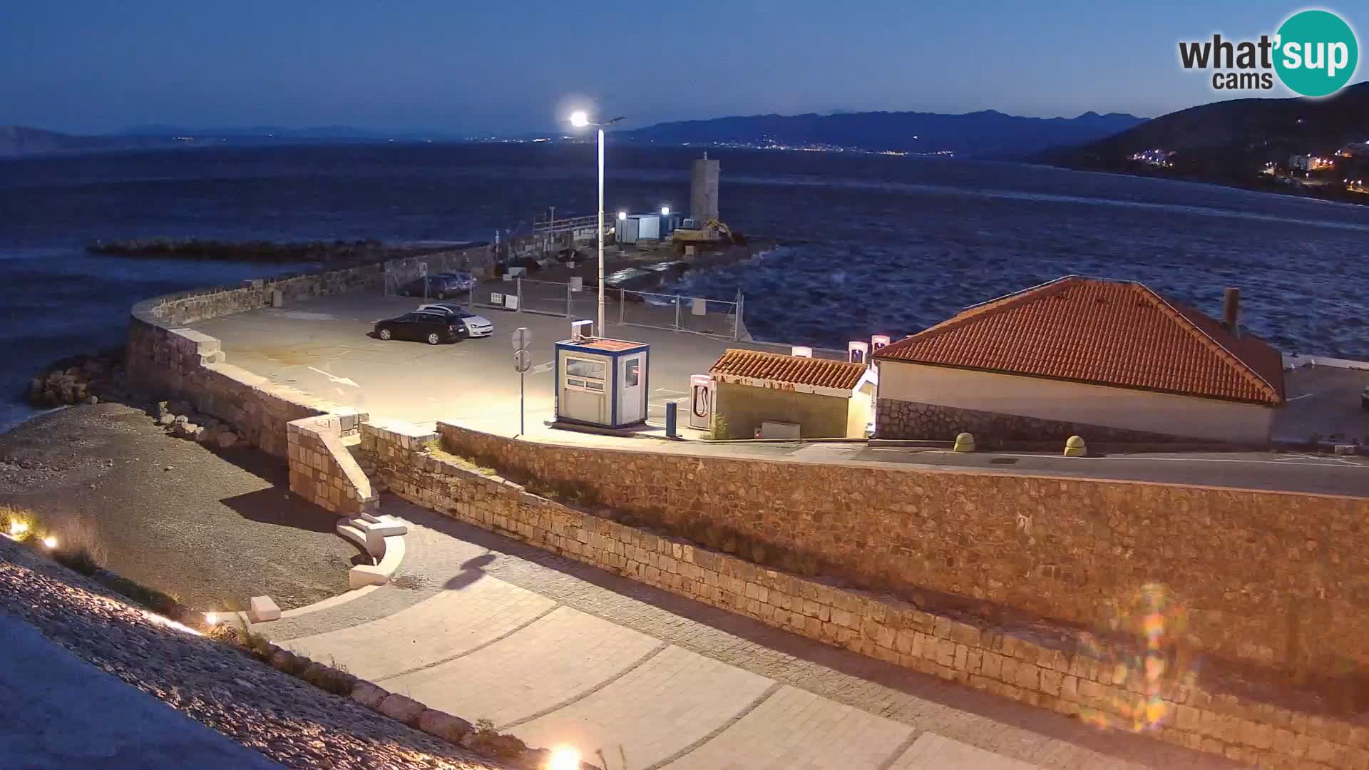 Senj Harbour Webcam – Breakwater & Lighthouse Live View