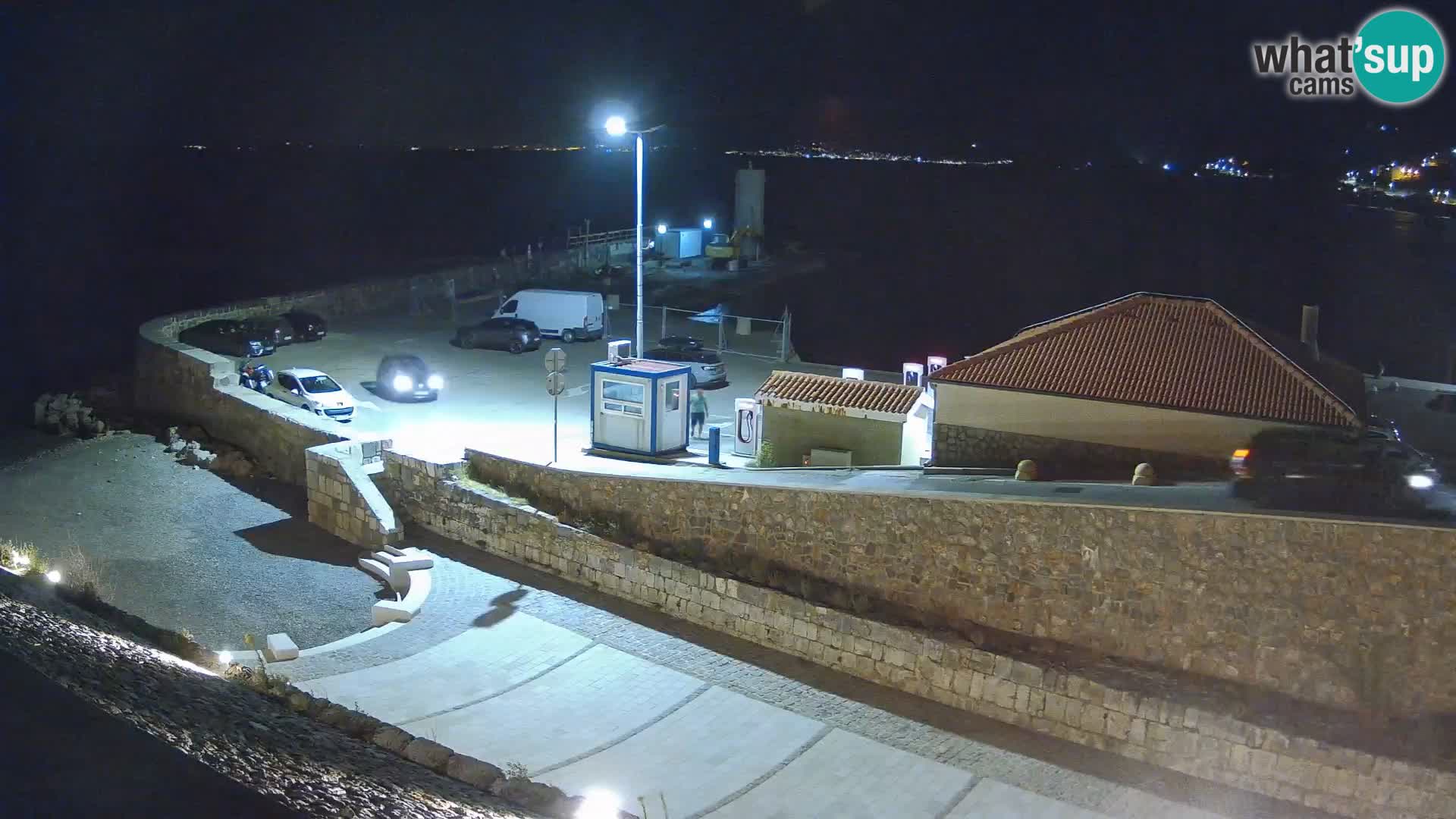 Webcam puerto de Senj – Rompeolas y faro en directo