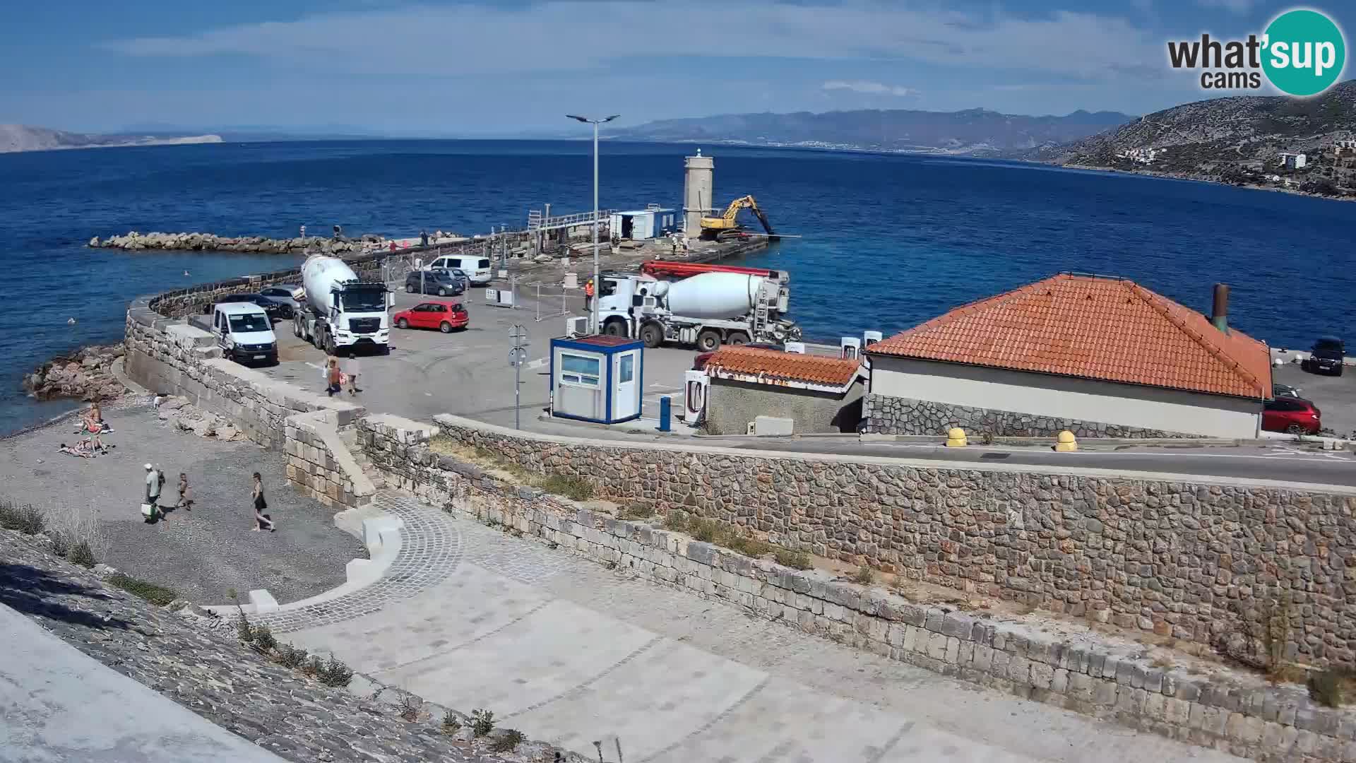 Web kamera Senj luka – Lukobran i svjetionik uživo