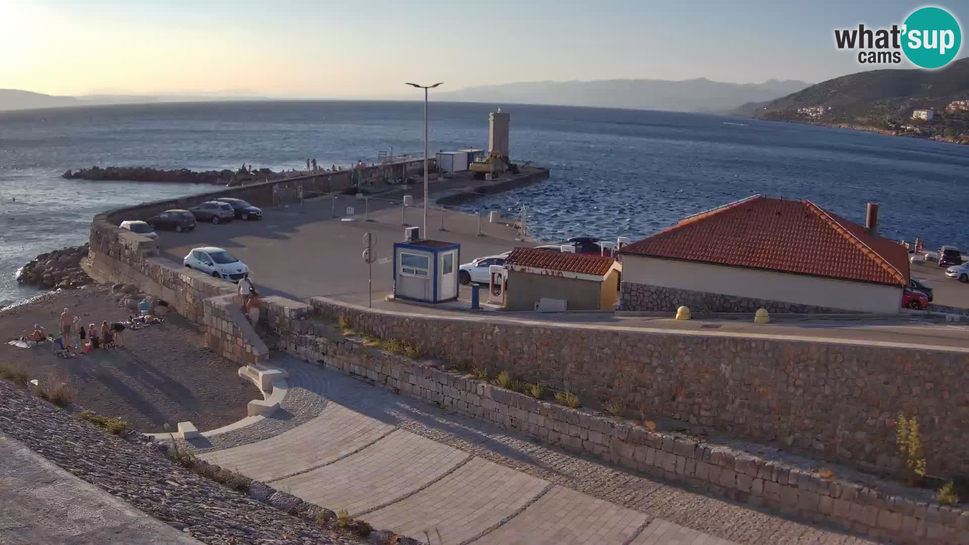 Senj Harbour Webcam – Breakwater & Lighthouse Live View