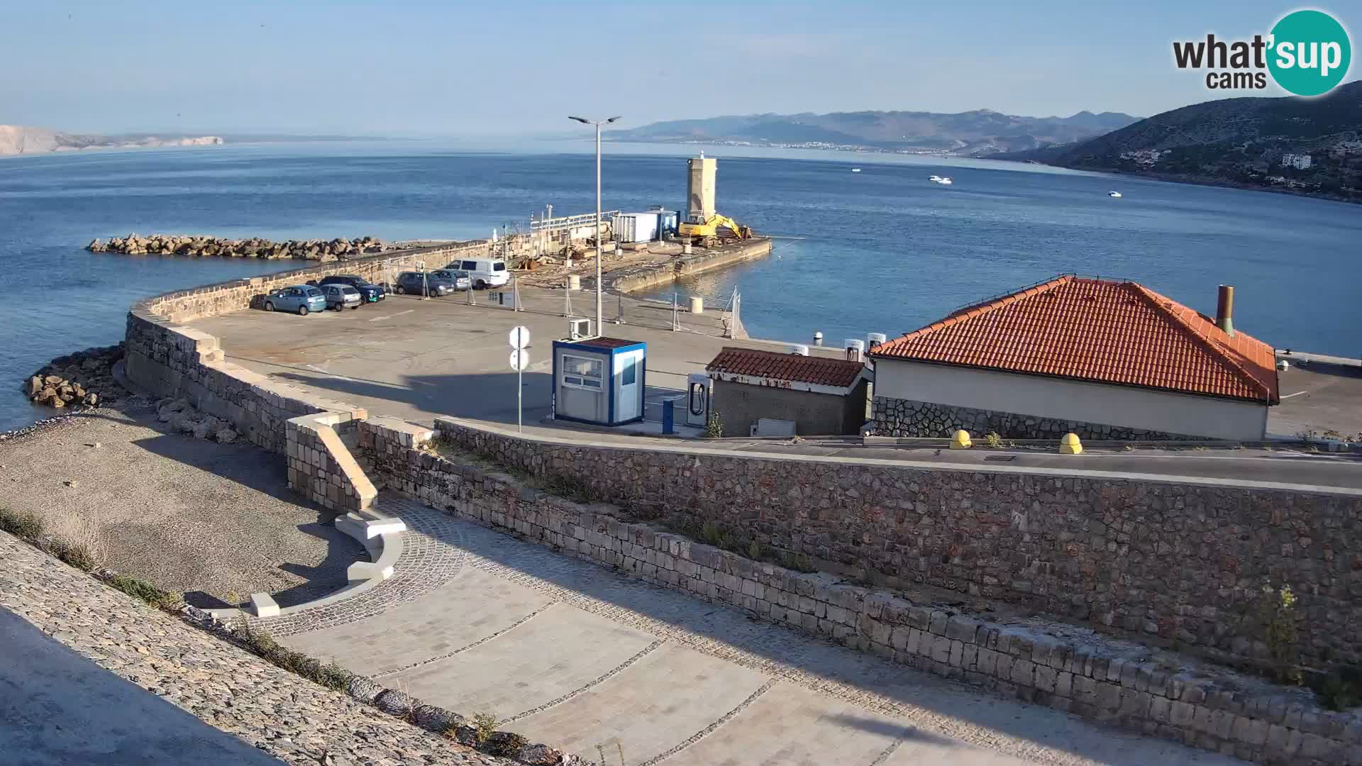 Senj Harbour Webcam – Breakwater & Lighthouse Live View