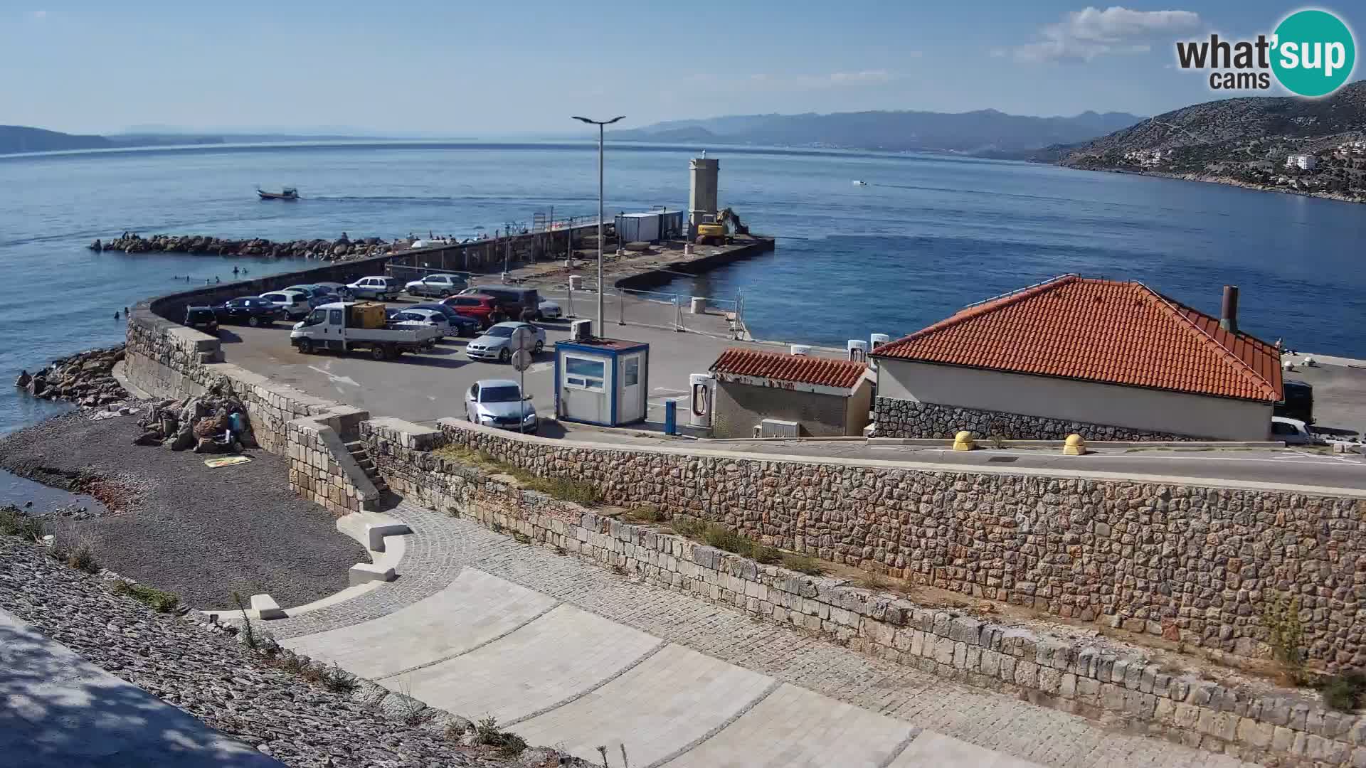 Webcam Porto di Segna – Frangiflutti e Faro in diretta