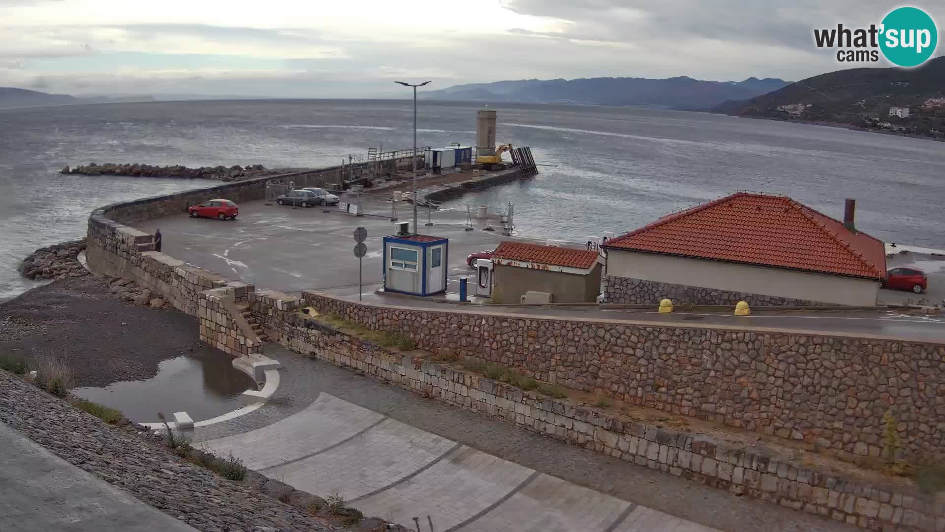 Senj Harbour Webcam – Breakwater & Lighthouse Live View