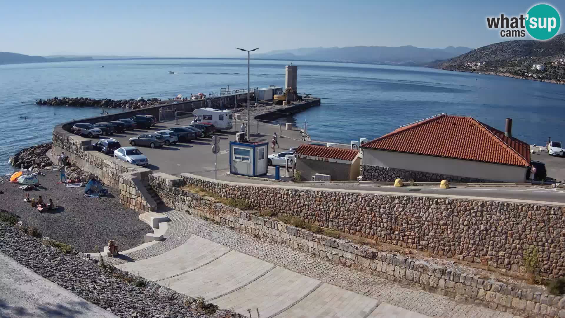 Senj Harbour Webcam – Breakwater & Lighthouse Live View