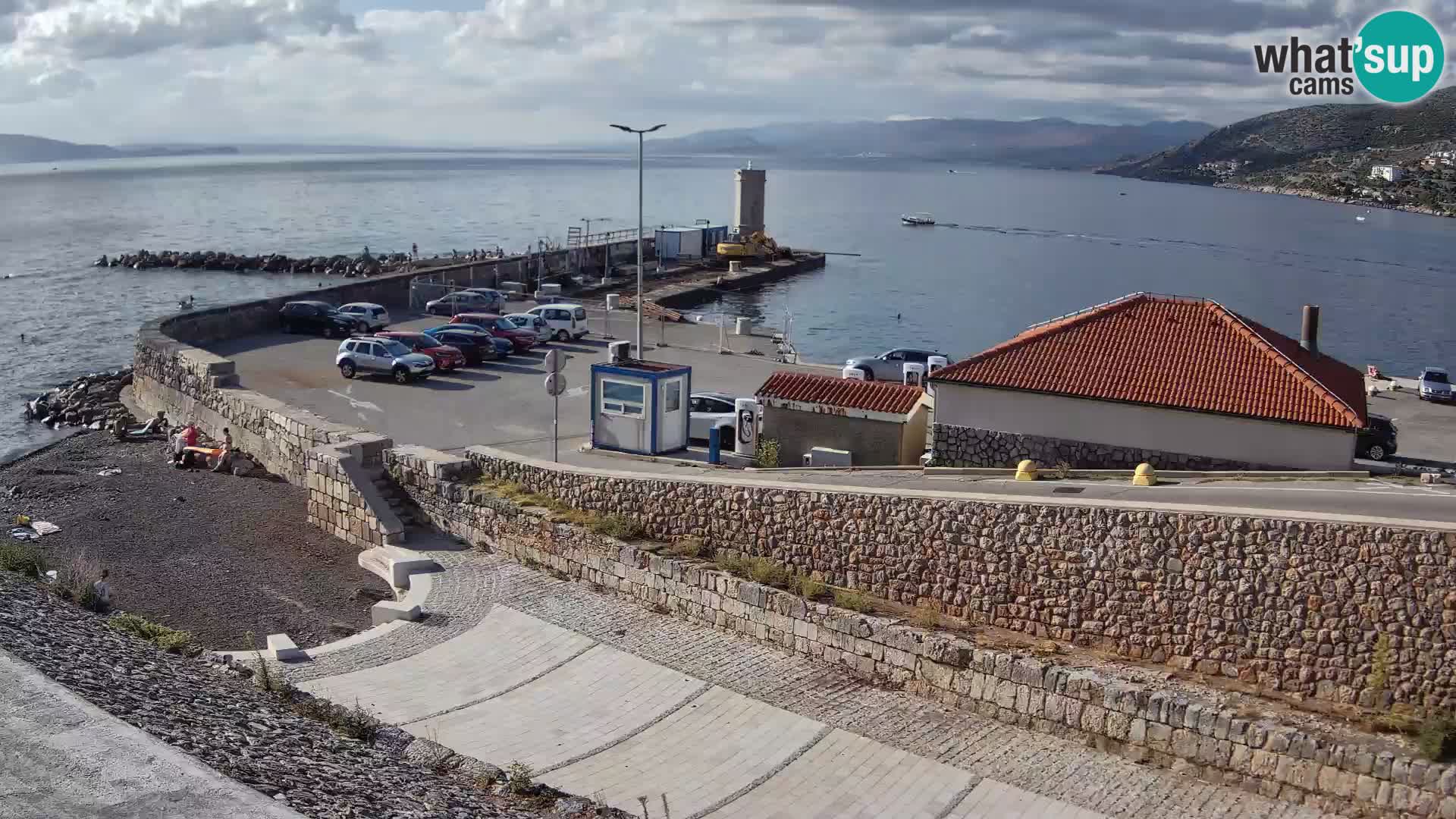 Senj Harbour Webcam – Breakwater & Lighthouse Live View