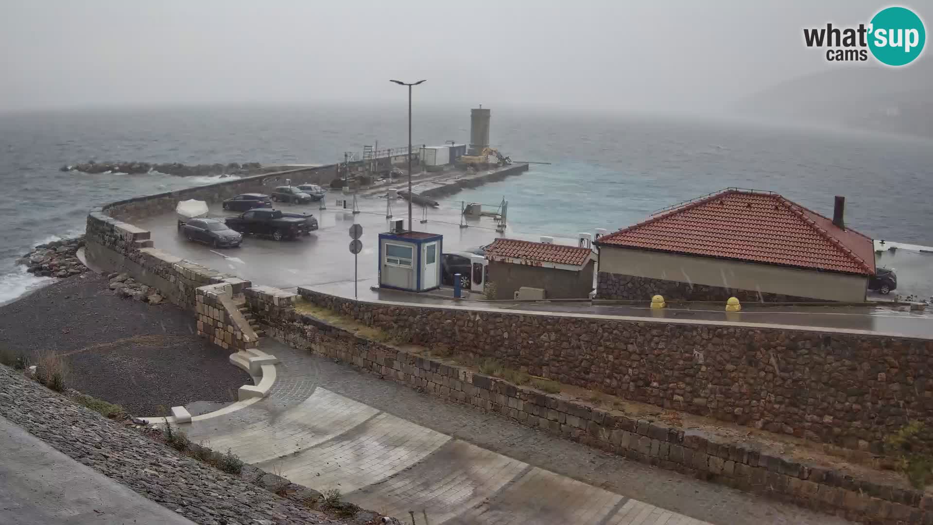 Senj Harbour Webcam – Breakwater & Lighthouse Live View