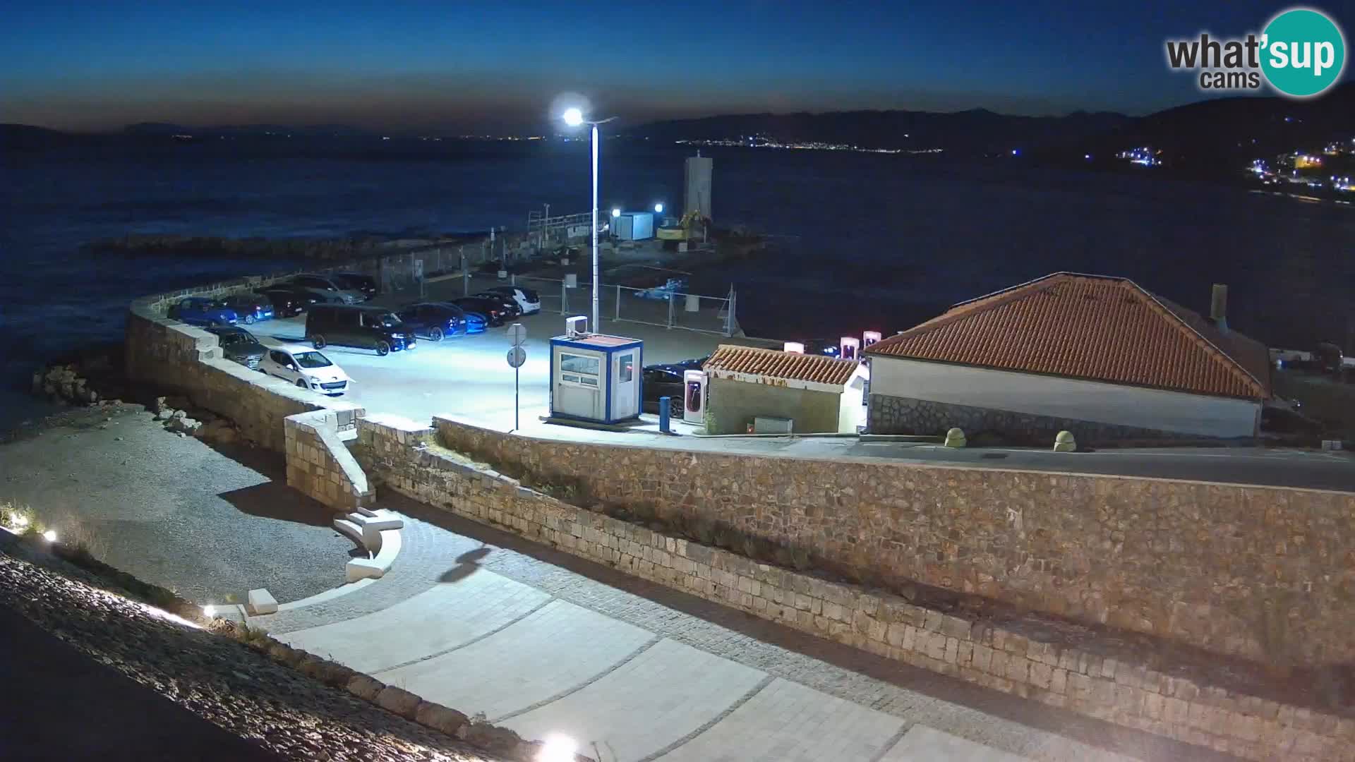 Senj Harbour Webcam – Breakwater & Lighthouse Live View