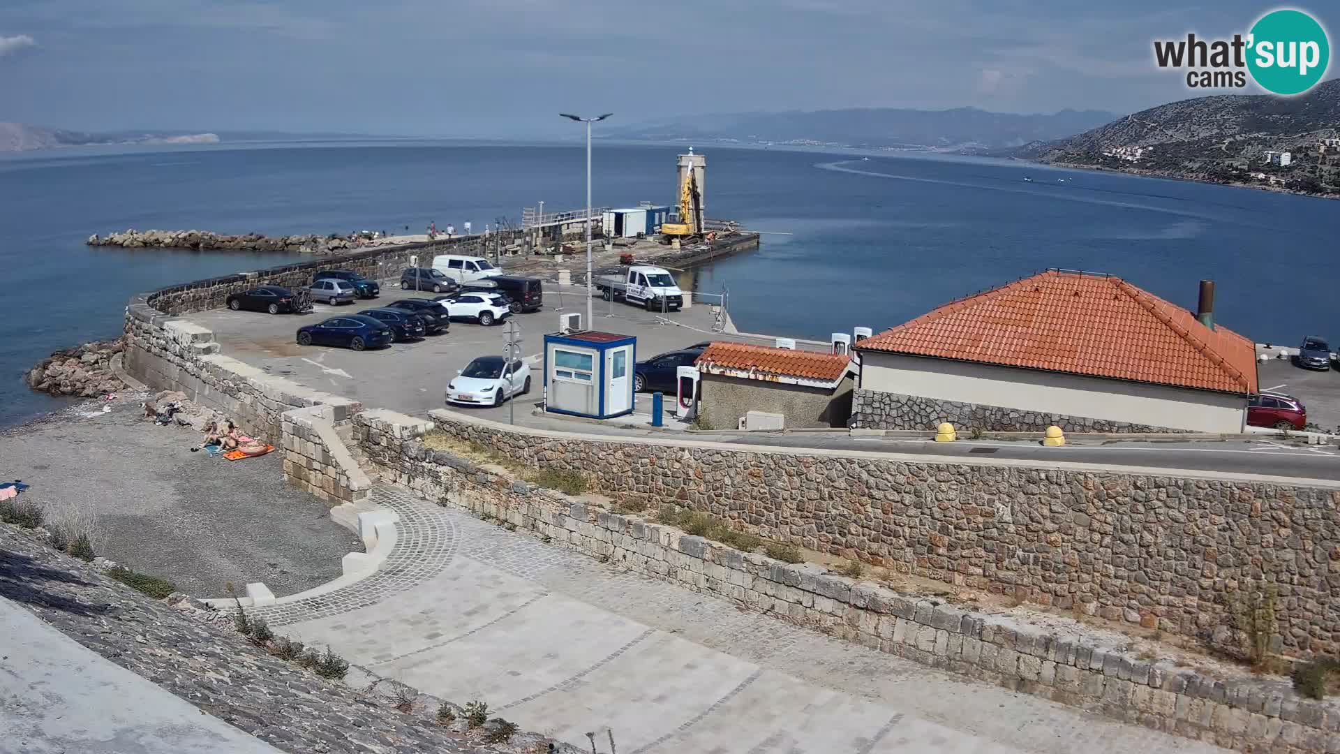 Senj Harbour Webcam – Breakwater & Lighthouse Live View
