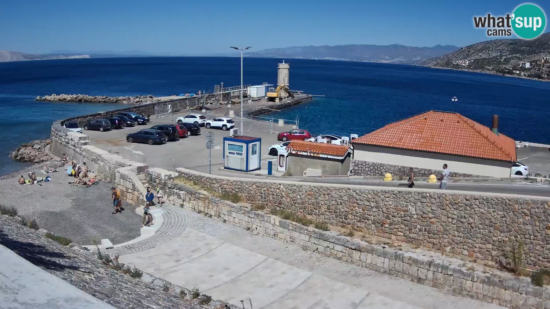 Senj Harbour Webcam – Breakwater & Lighthouse Live View