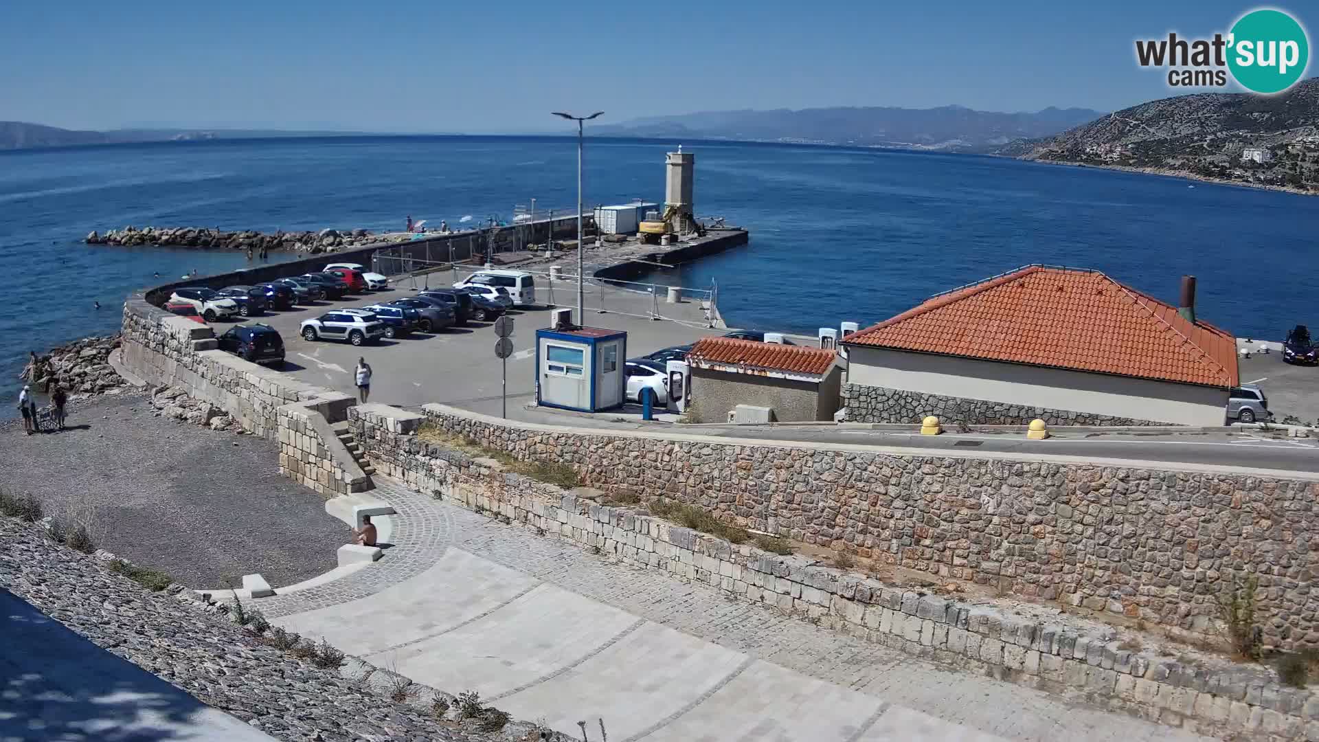 Senj Harbour Webcam – Breakwater & Lighthouse Live View