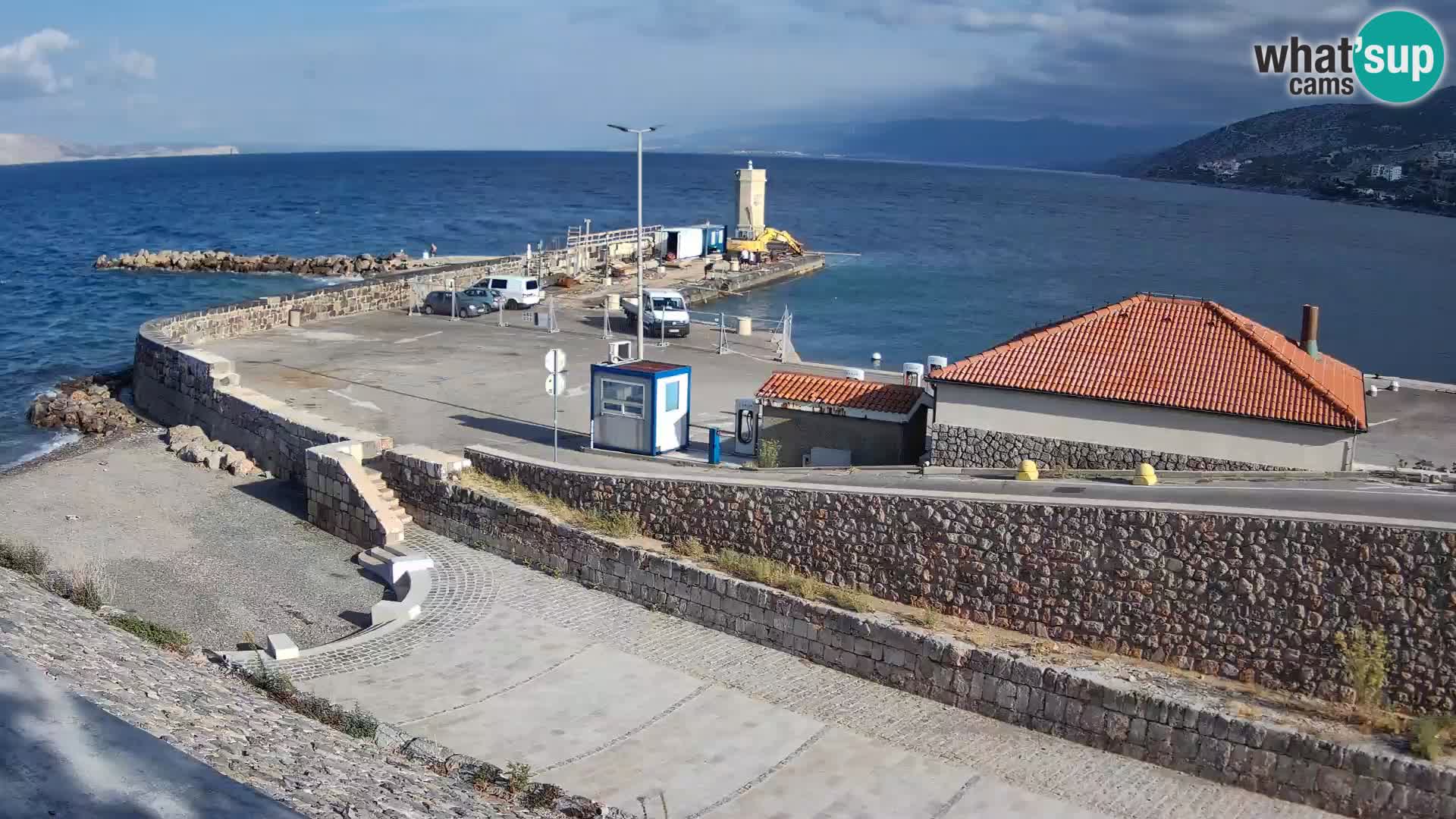 Senj Harbour Webcam – Breakwater & Lighthouse Live View