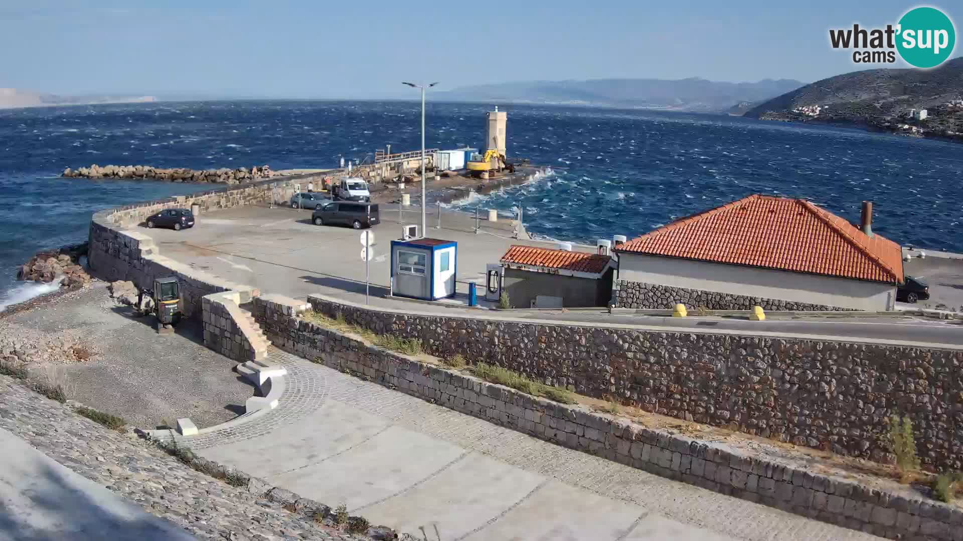 Senj Harbour Webcam – Breakwater & Lighthouse Live View
