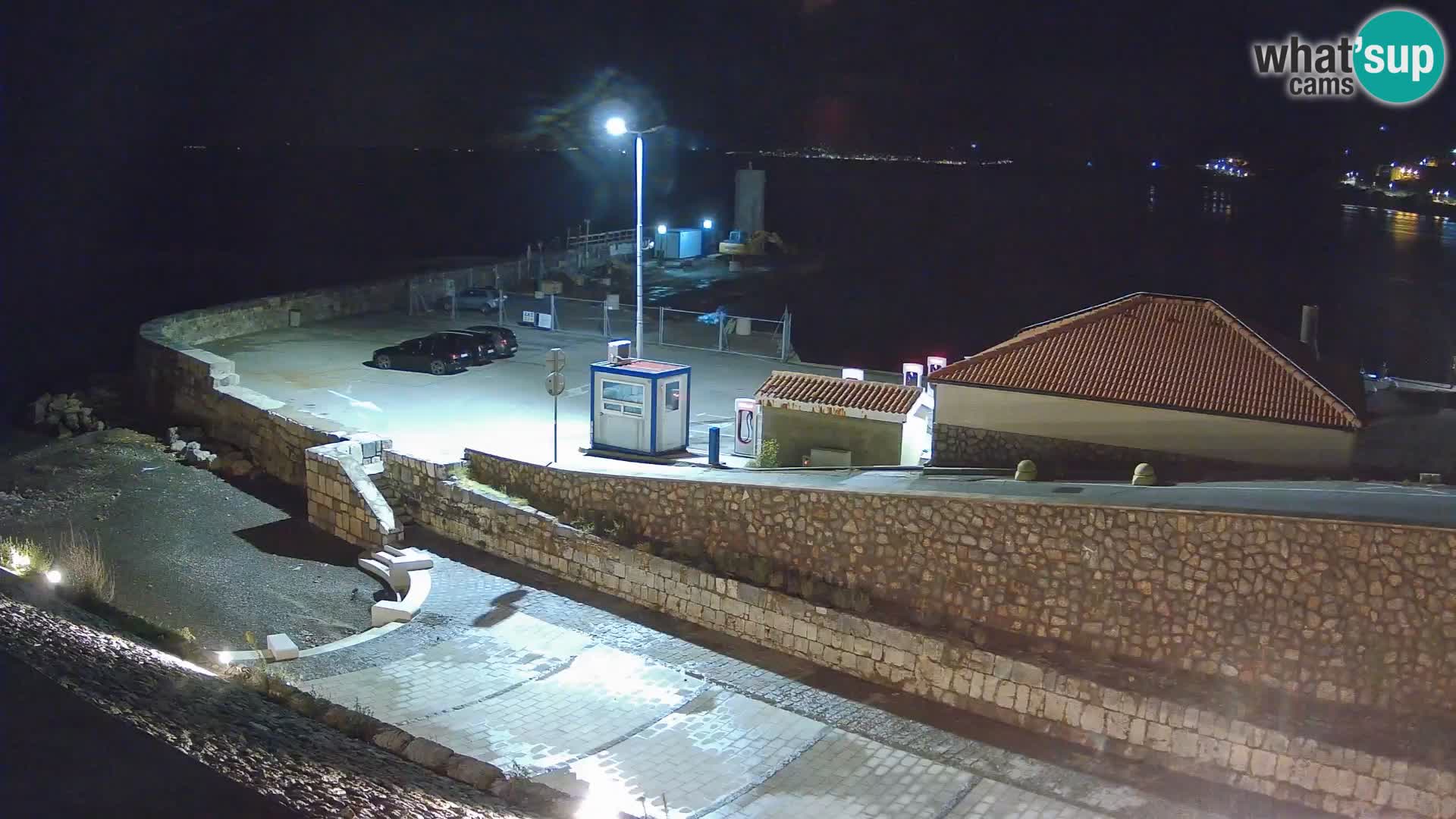 Senj Harbour Webcam – Breakwater & Lighthouse Live View