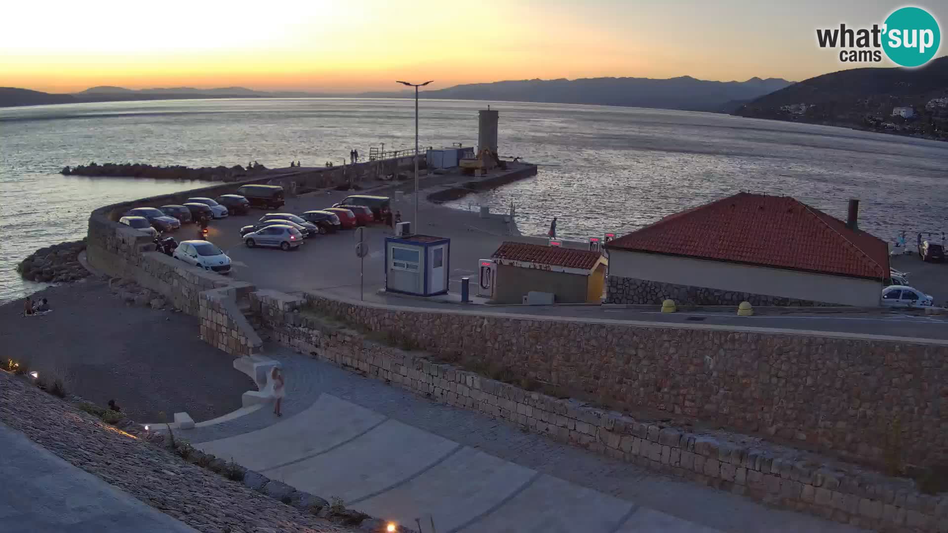 Senj Harbour Webcam – Breakwater & Lighthouse Live View