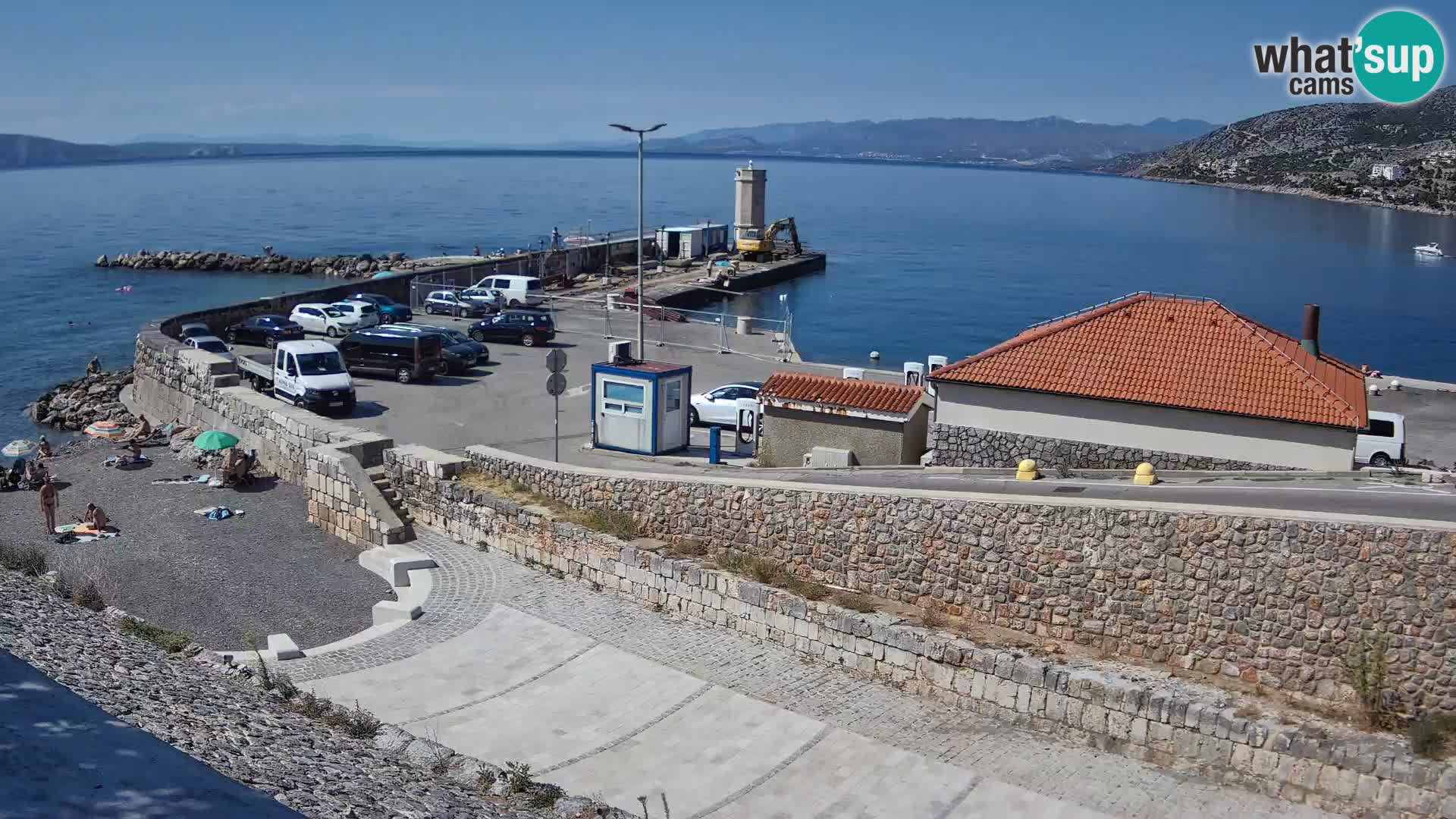 Senj Harbour Webcam – Breakwater & Lighthouse Live View