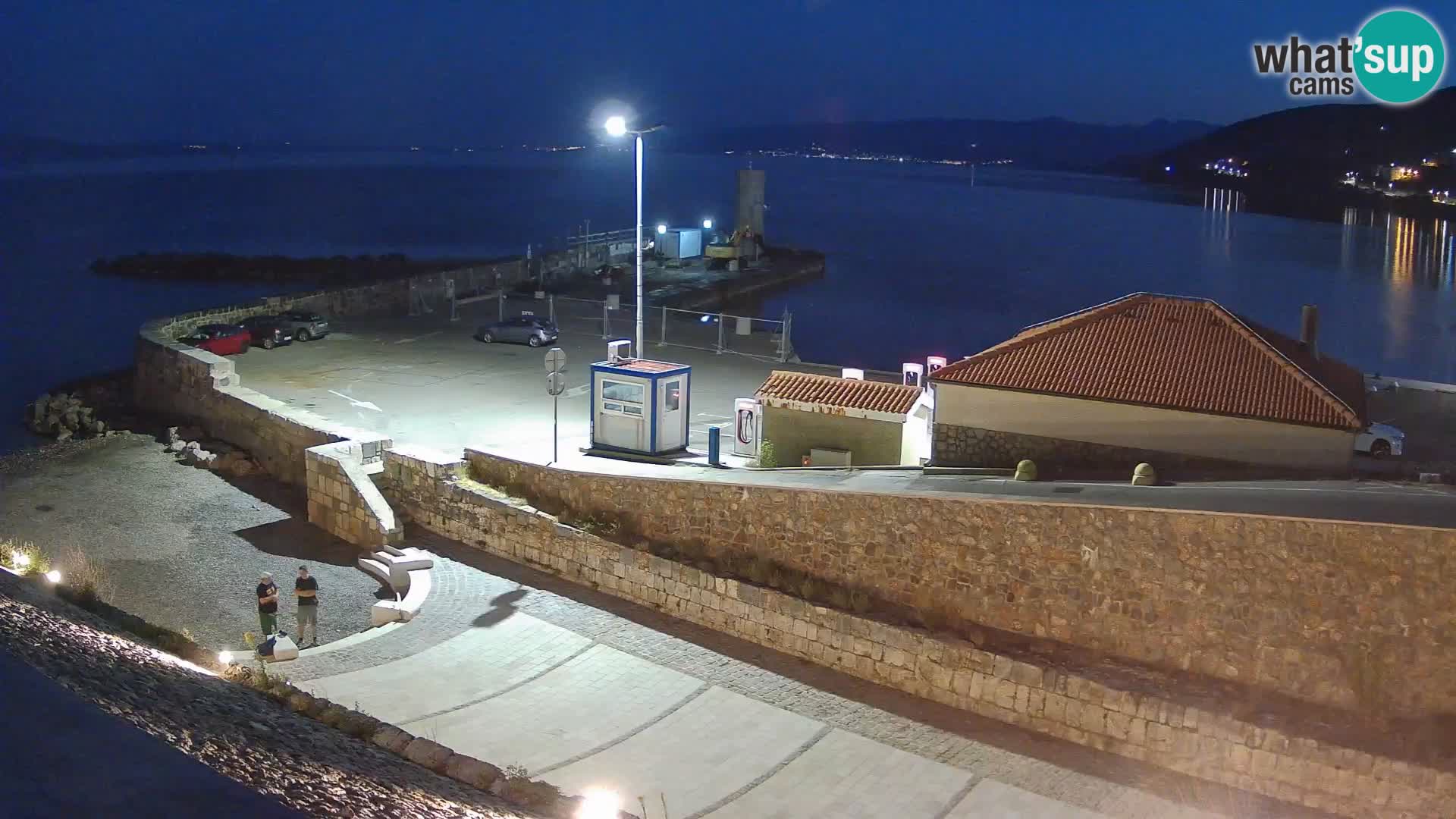 Webcam port de Senj – Vue sur la jetée et le phare