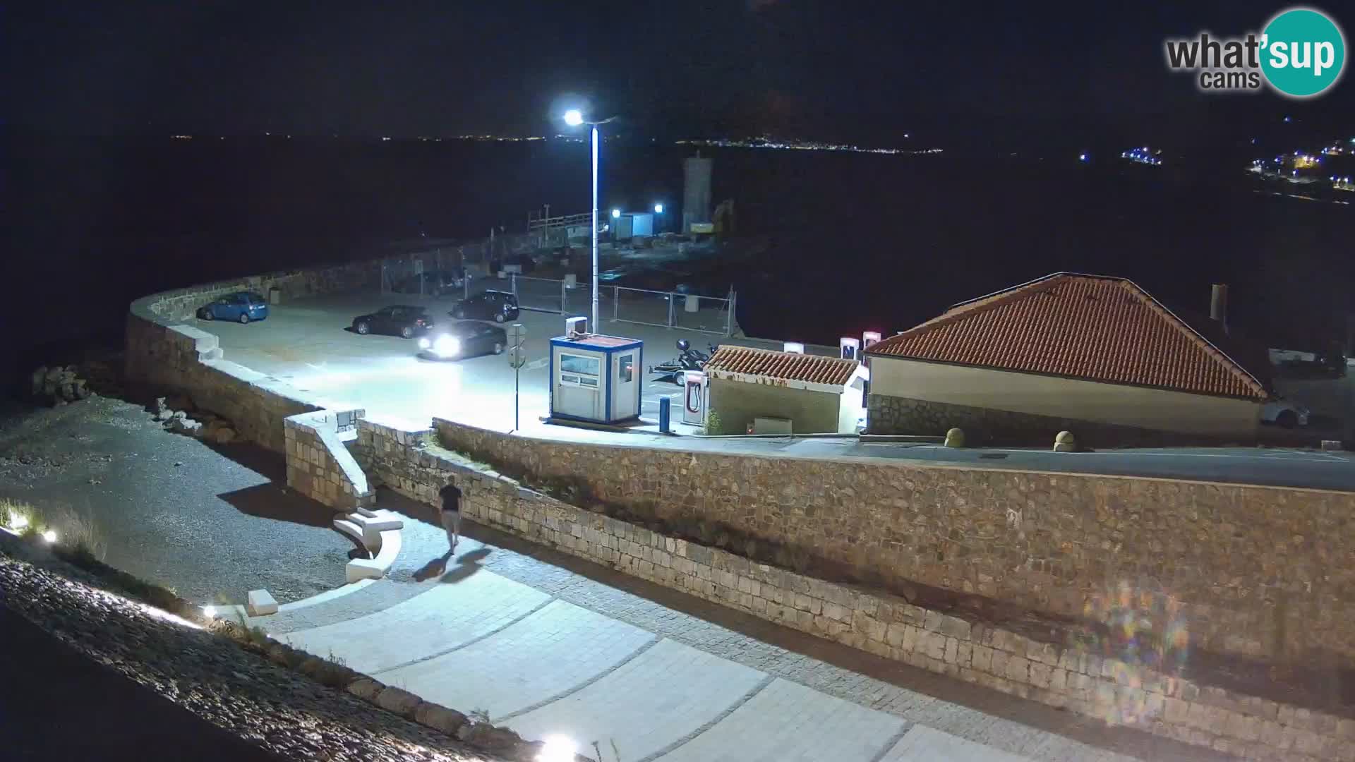Senj Hafen Webcam – Wellenbrecher & Leuchtturm Liveblick