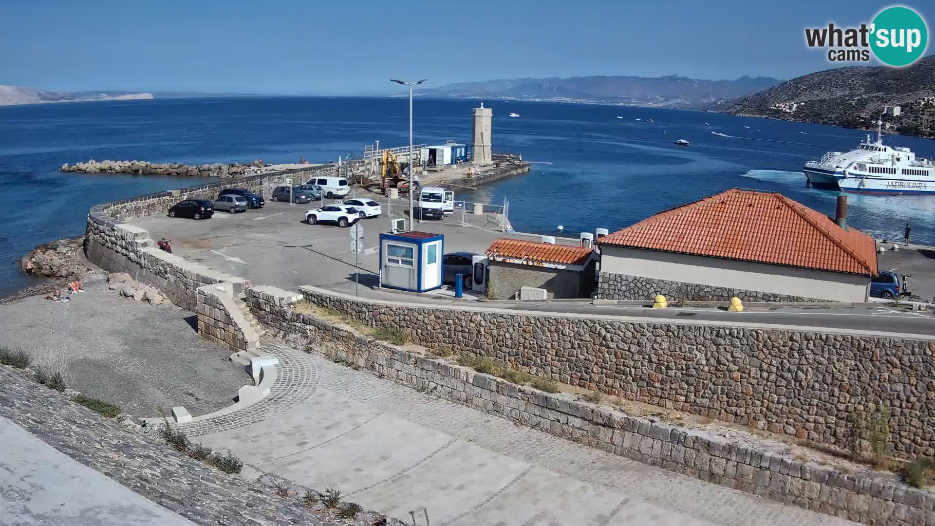 Web kamera Senj luka – Lukobran i svjetionik uživo