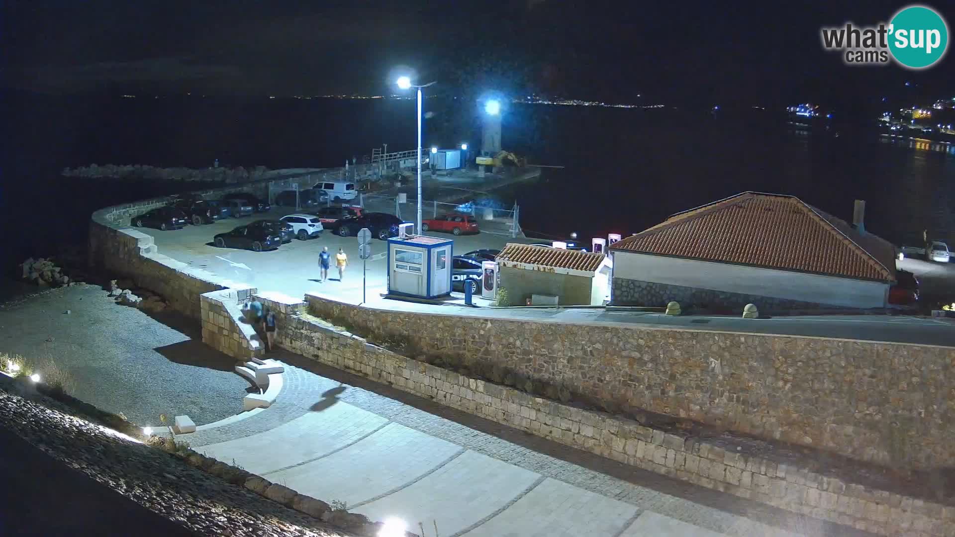 Webcam puerto de Senj – Rompeolas y faro en directo