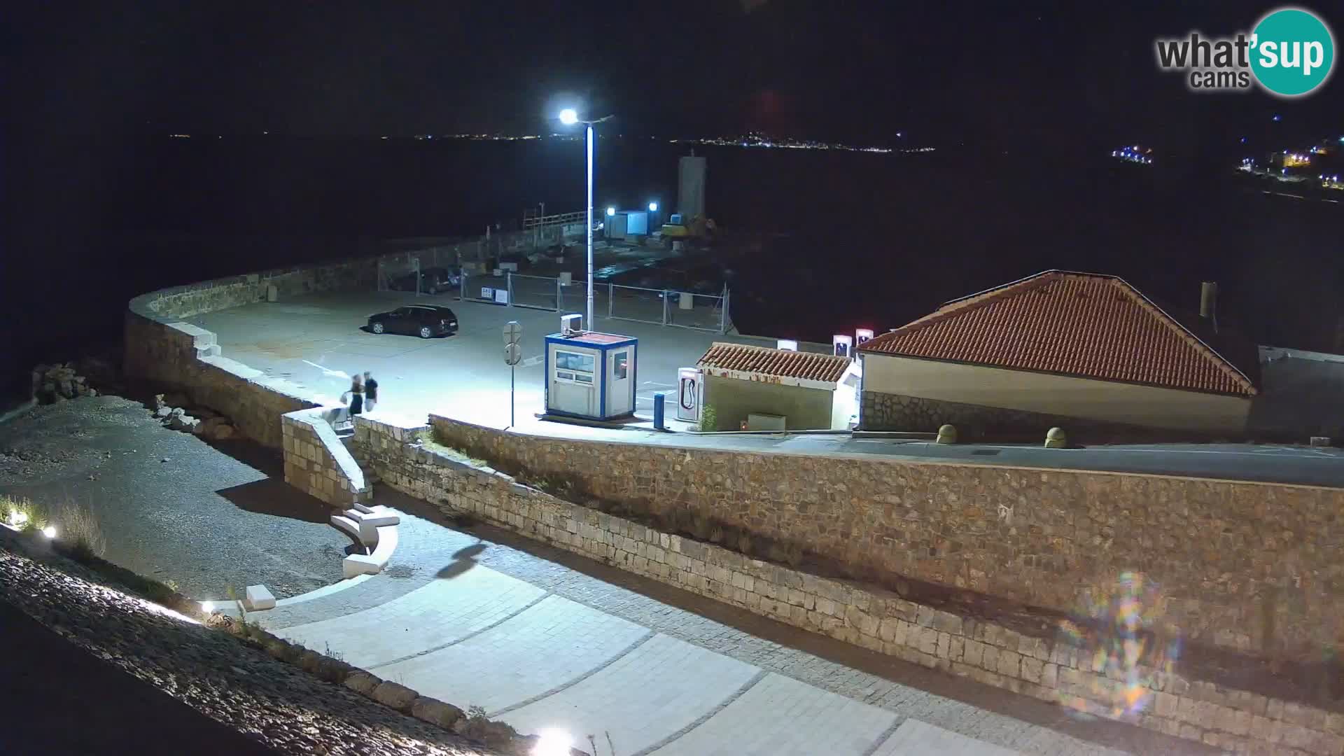 Senj Hafen Webcam – Wellenbrecher & Leuchtturm Liveblick