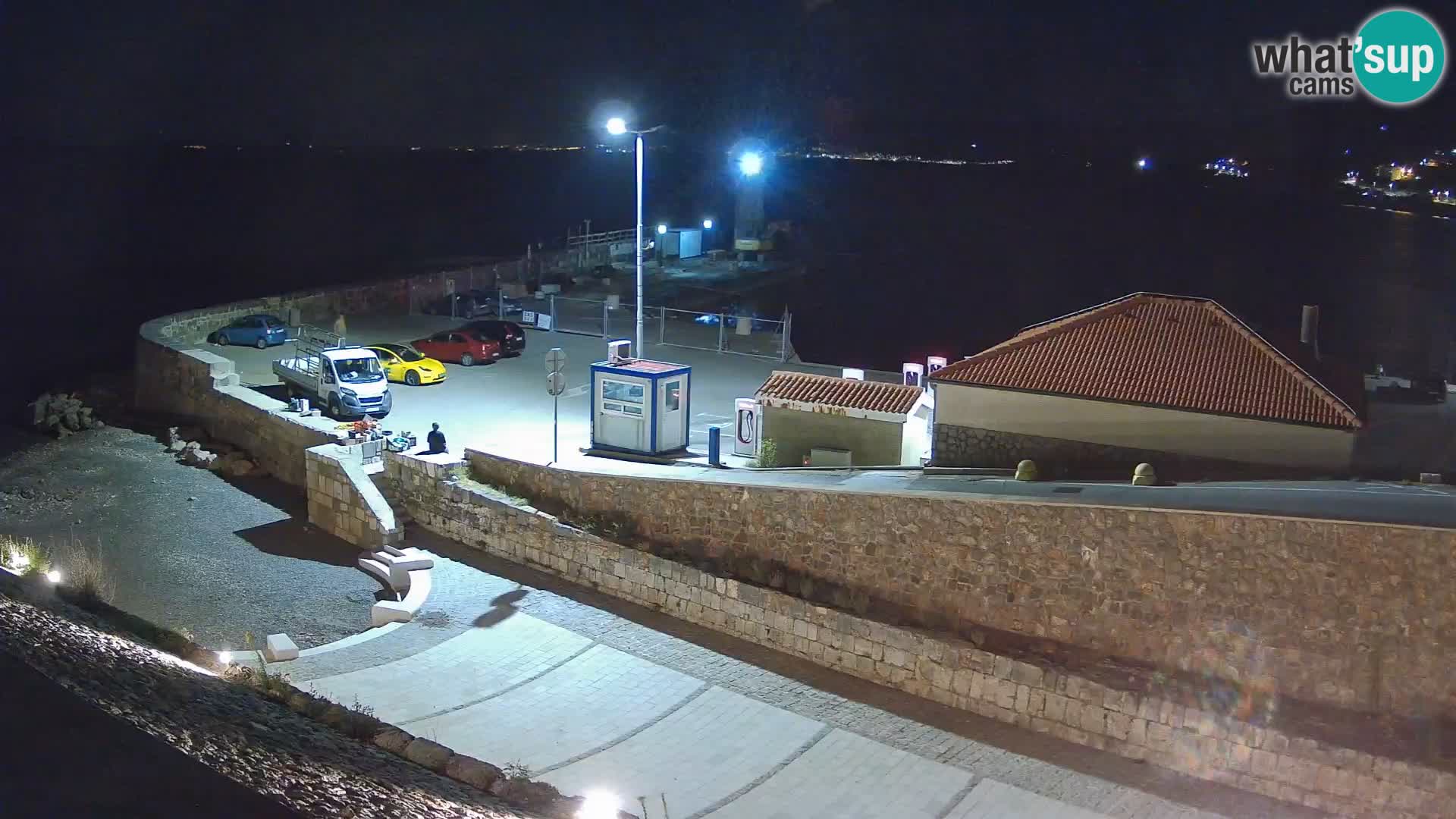Senj Hafen Webcam – Wellenbrecher & Leuchtturm Liveblick