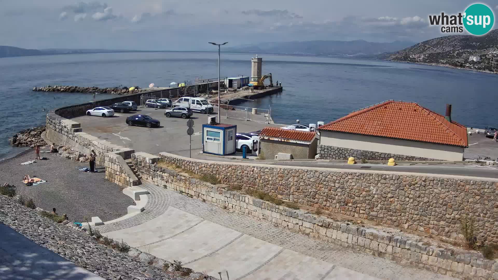 Senj Harbour Webcam – Breakwater & Lighthouse Live View